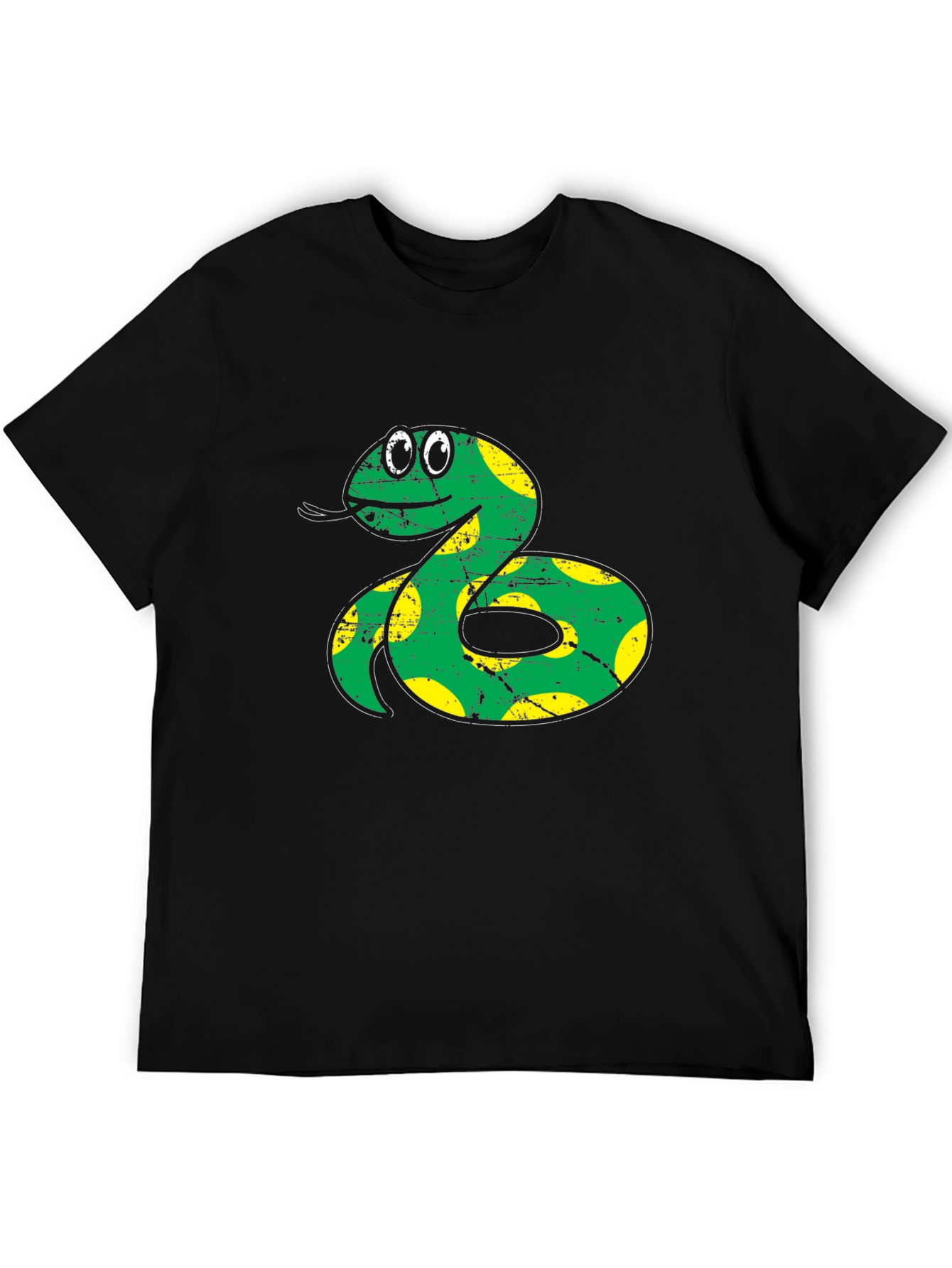 Cartoon Snake Graphic Tee - Quirky Fun!