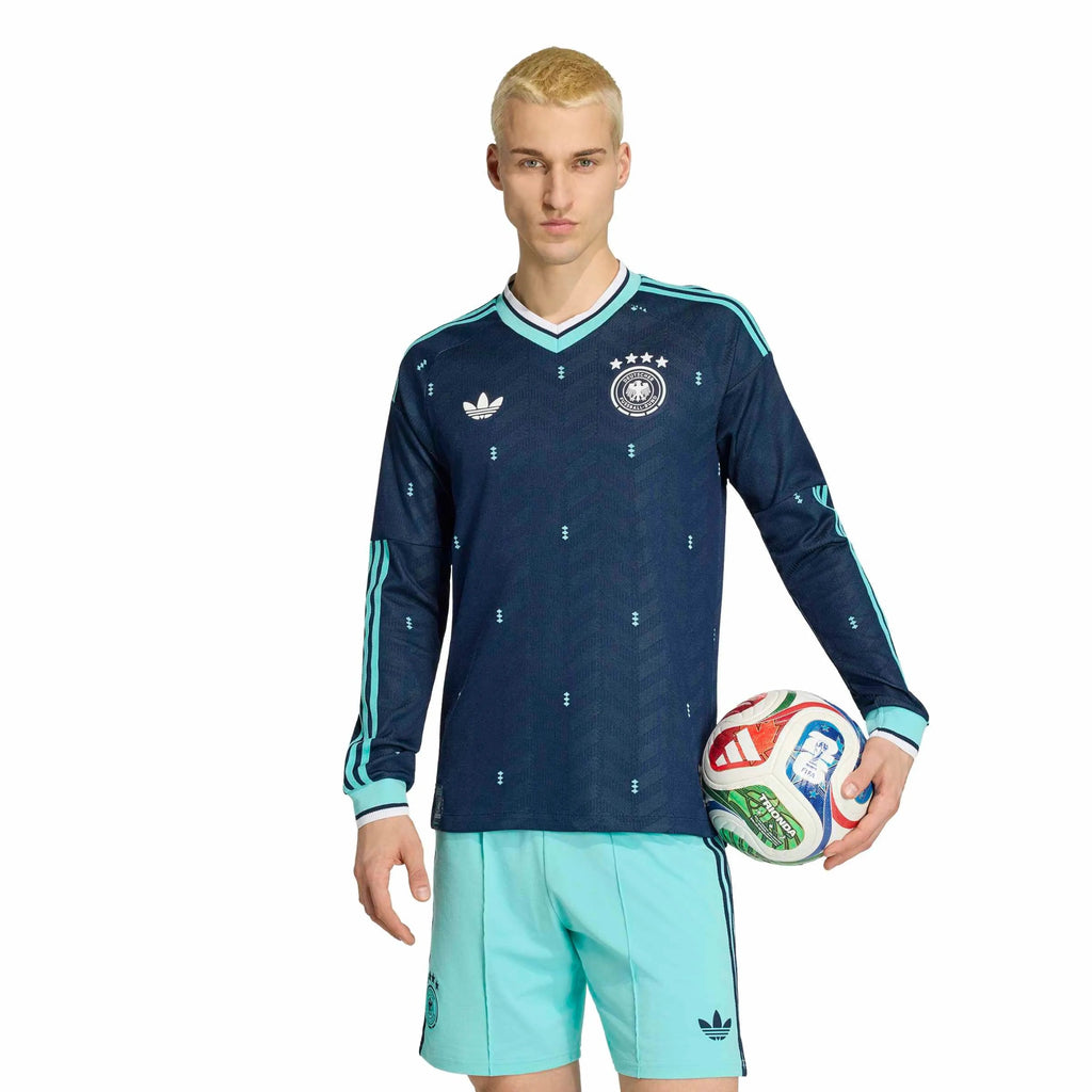 2026 Germany Men's Authentic Away Long-Sleeve Soccer Jersey (Custom)