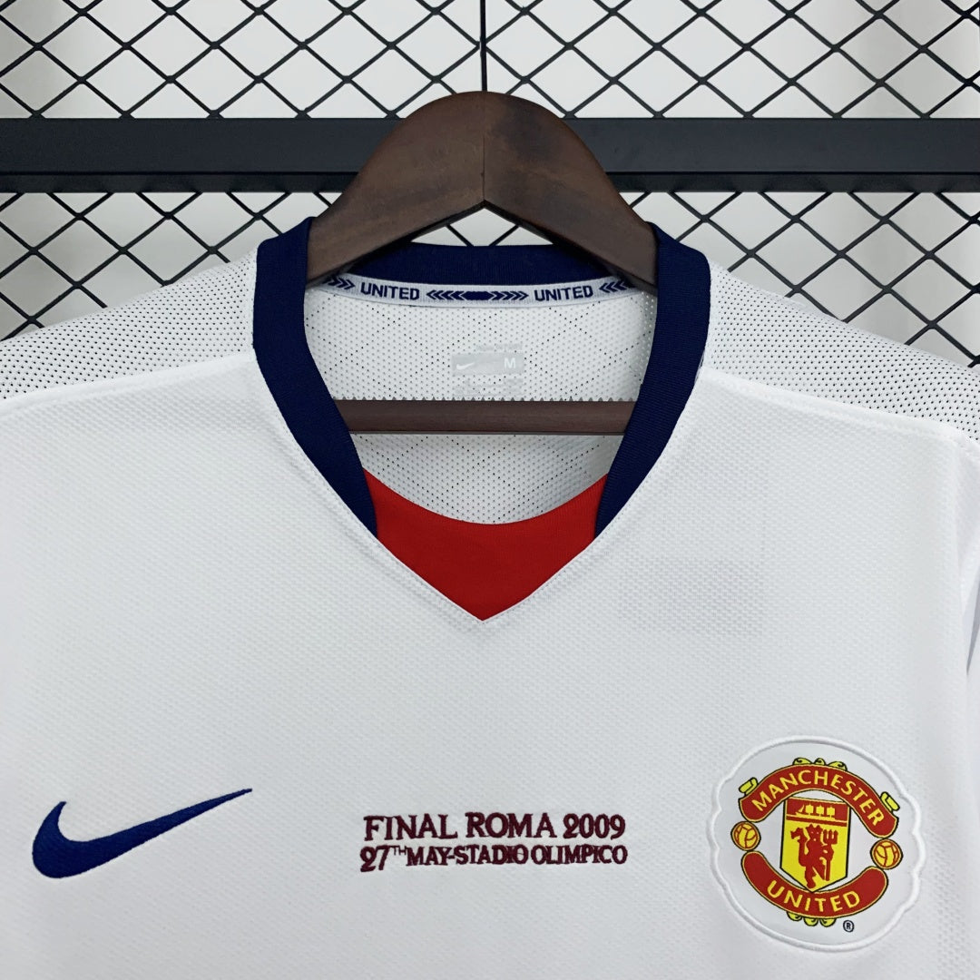 Retro Manchester United 2008/09 Champions League Away Long Sleeve Jersey