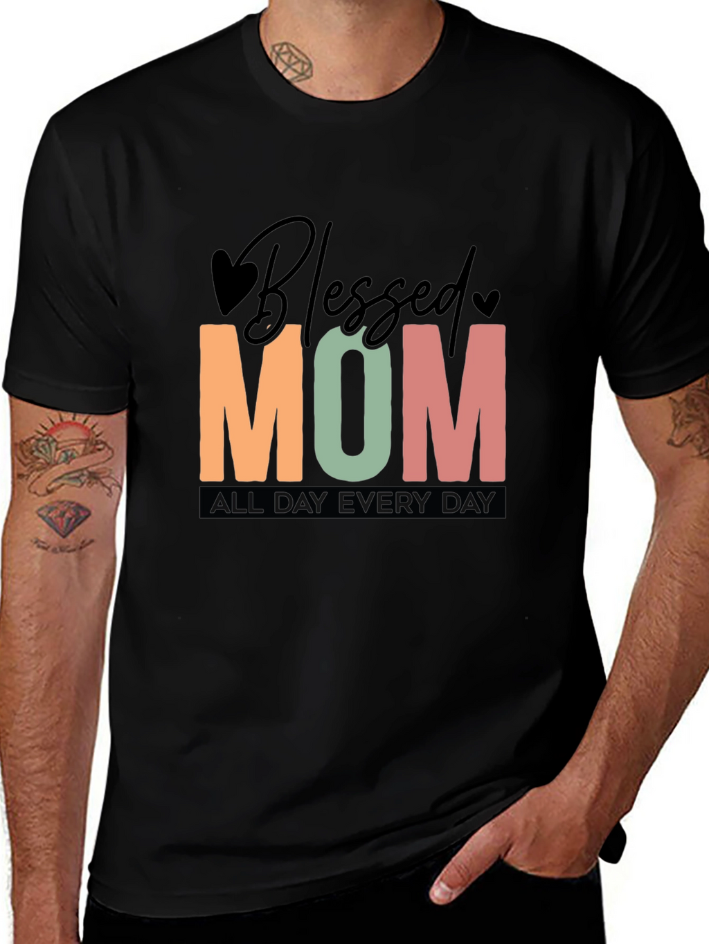 Blessed Mom T-Shirt - Everyday Style