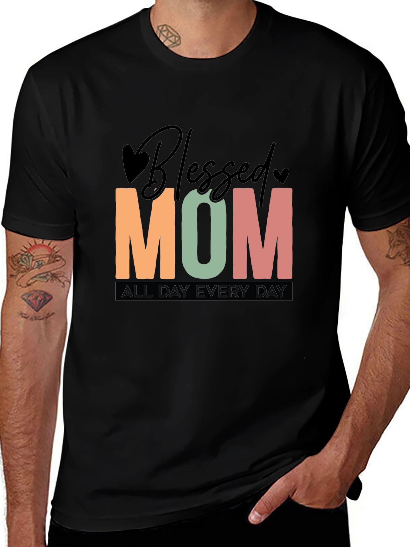 Blessed Mom T-Shirt - Everyday Style