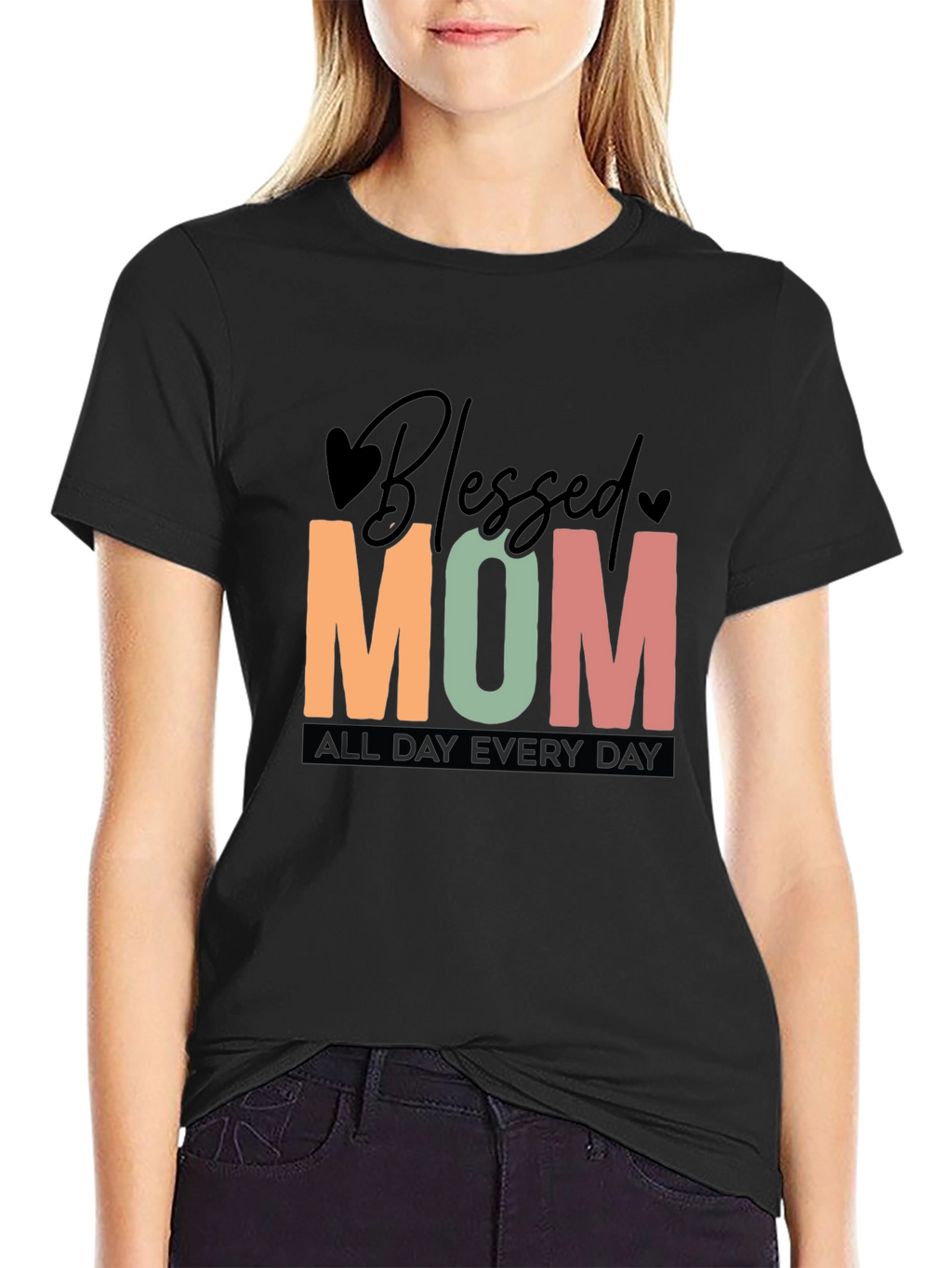 Blessed Mom T-Shirt - Everyday Style
