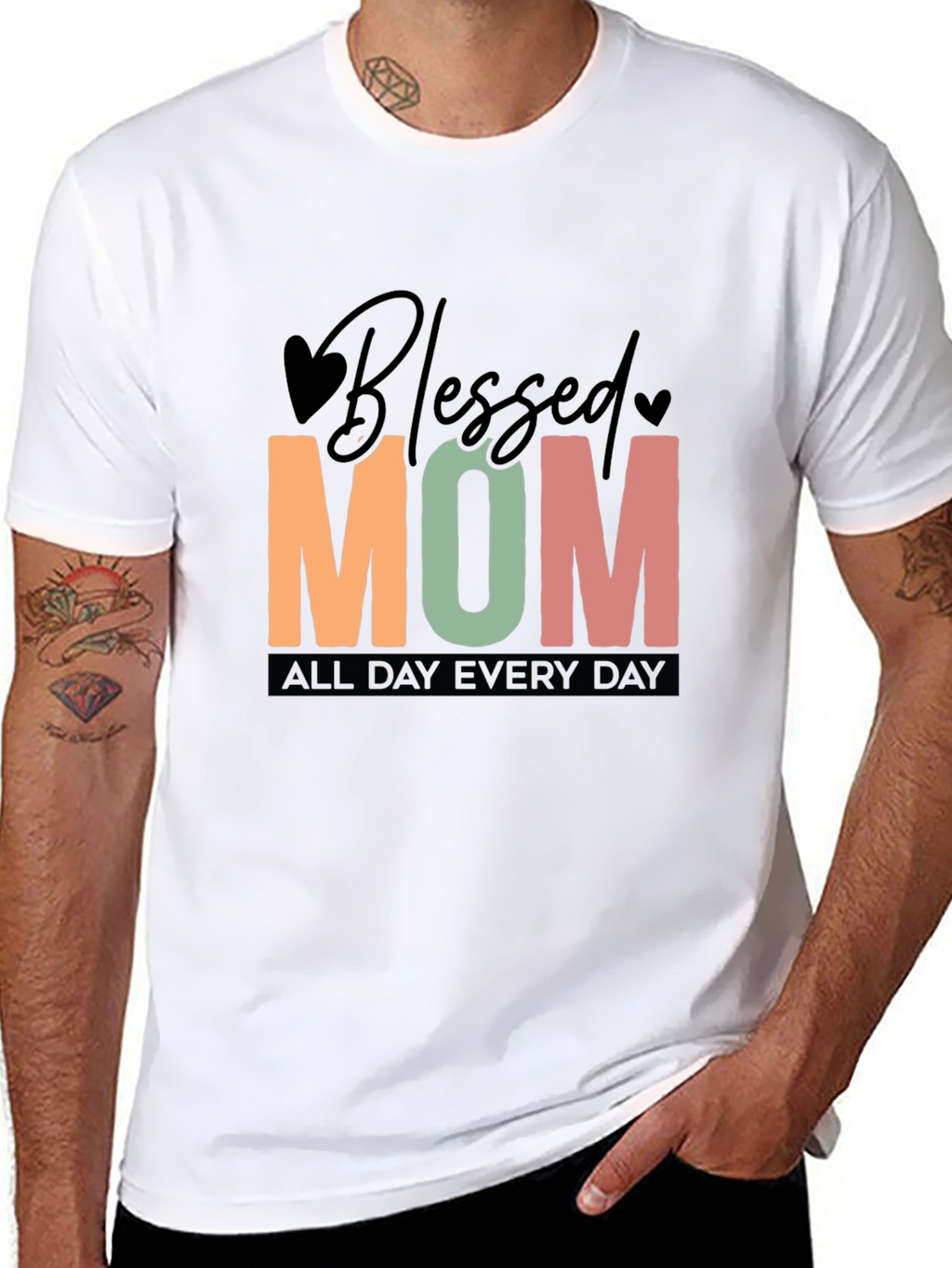 Blessed Mom T-Shirt - Everyday Style