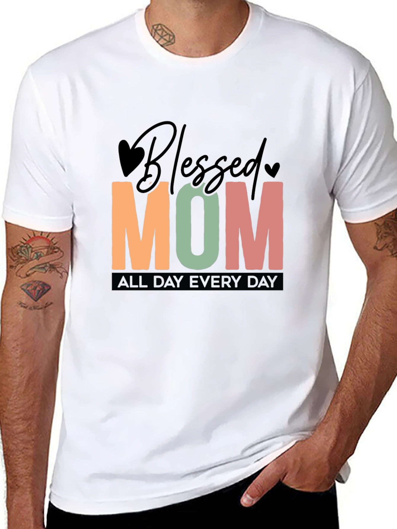 Blessed Mom T-Shirt - Everyday Style