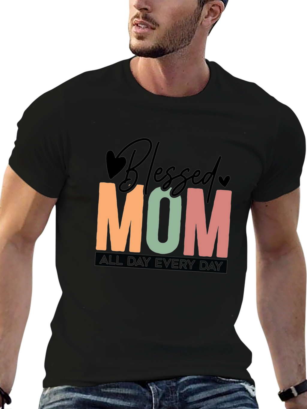Blessed Mom T-Shirt - Everyday Style