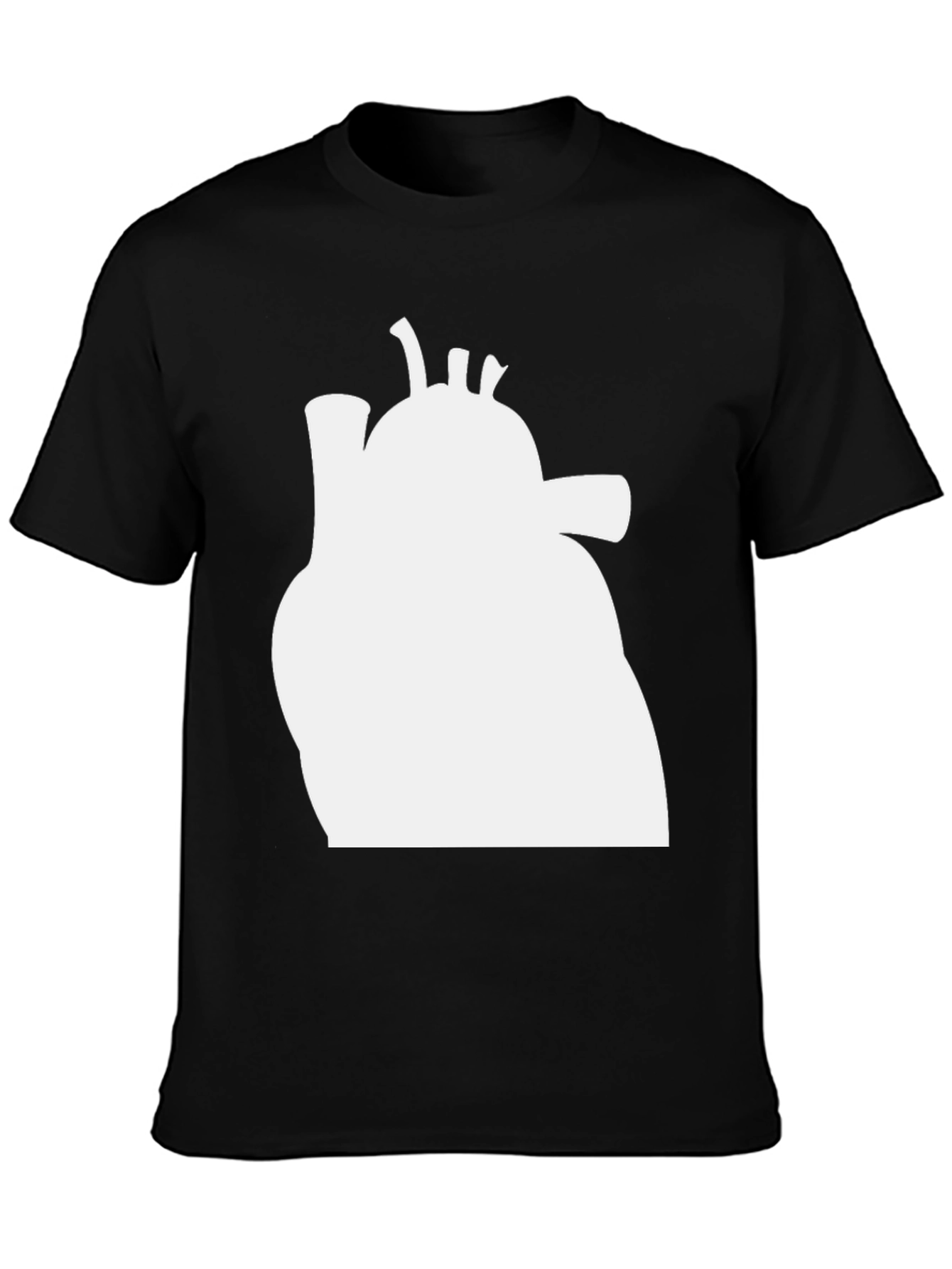 Anatomical Heart Graphic Tee - Black
