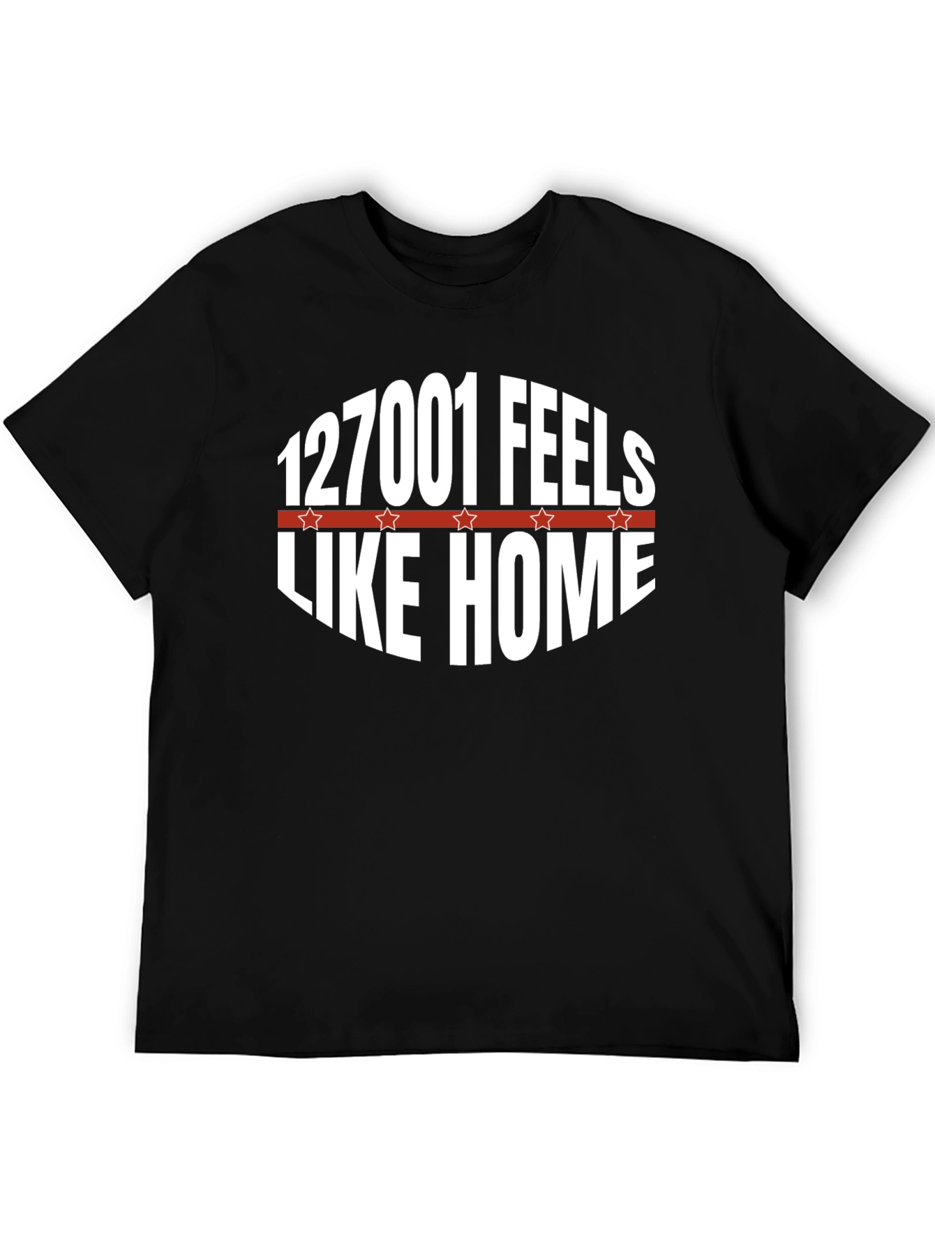 127001 Feels Like Home Graphic Tee - Black