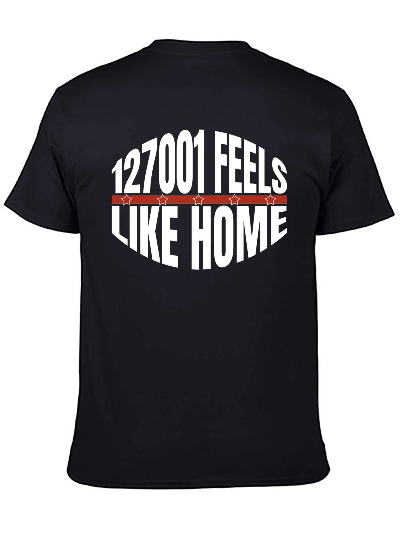 127001 Feels Like Home Graphic Tee - Black