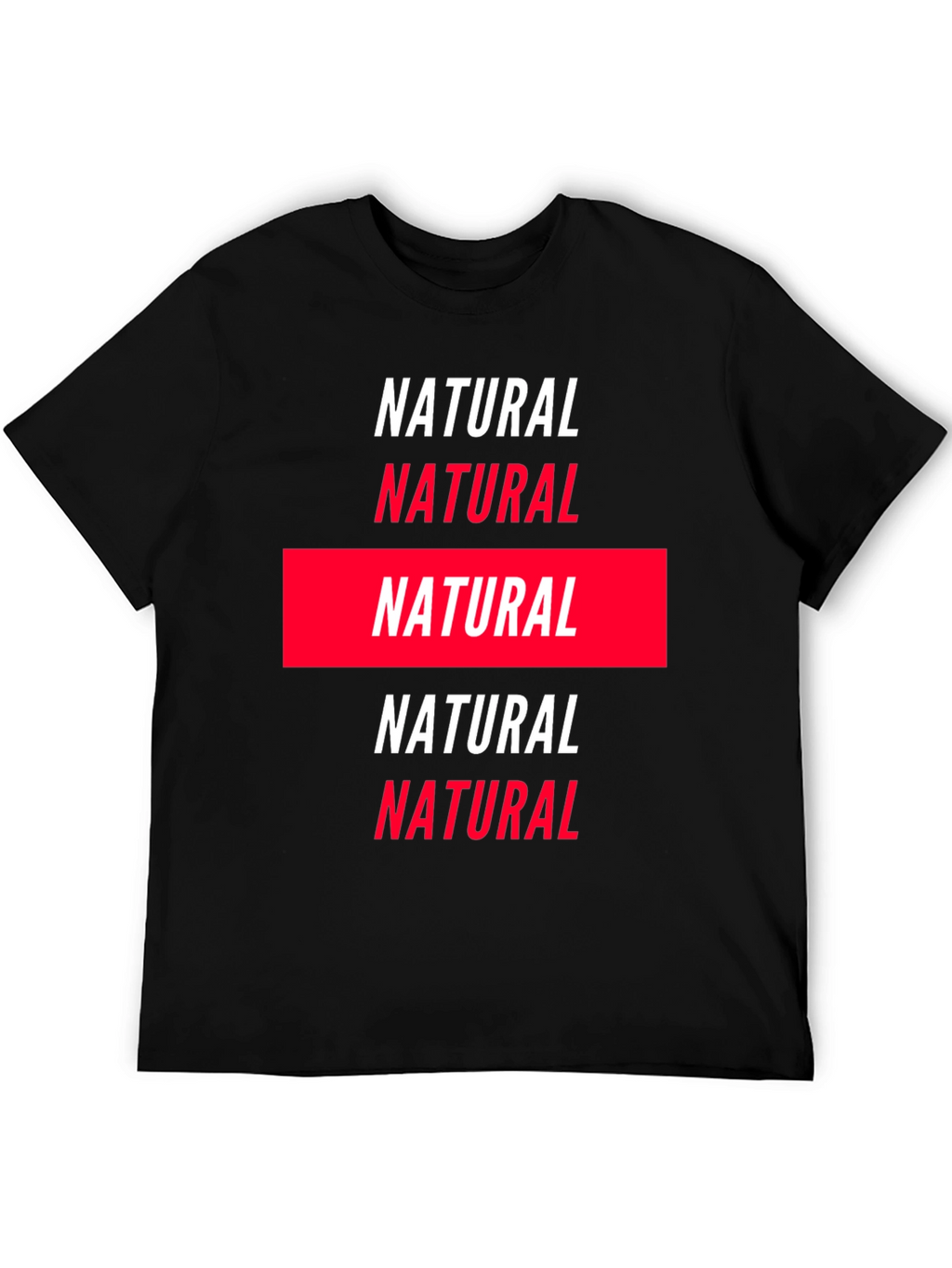 Natural Graphic Tee - Bold Statement Shirt