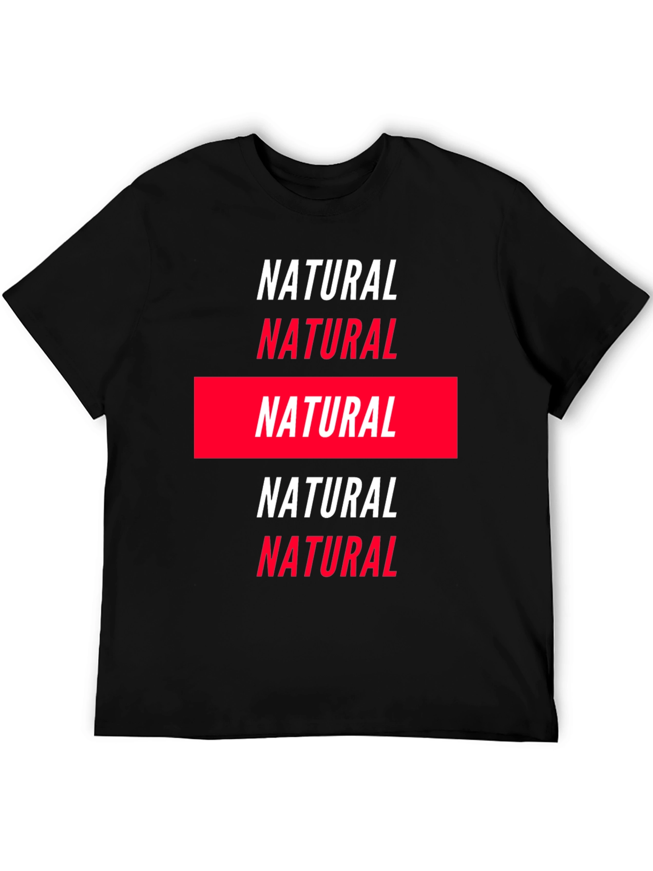 Natural Graphic Tee - Bold Statement Shirt