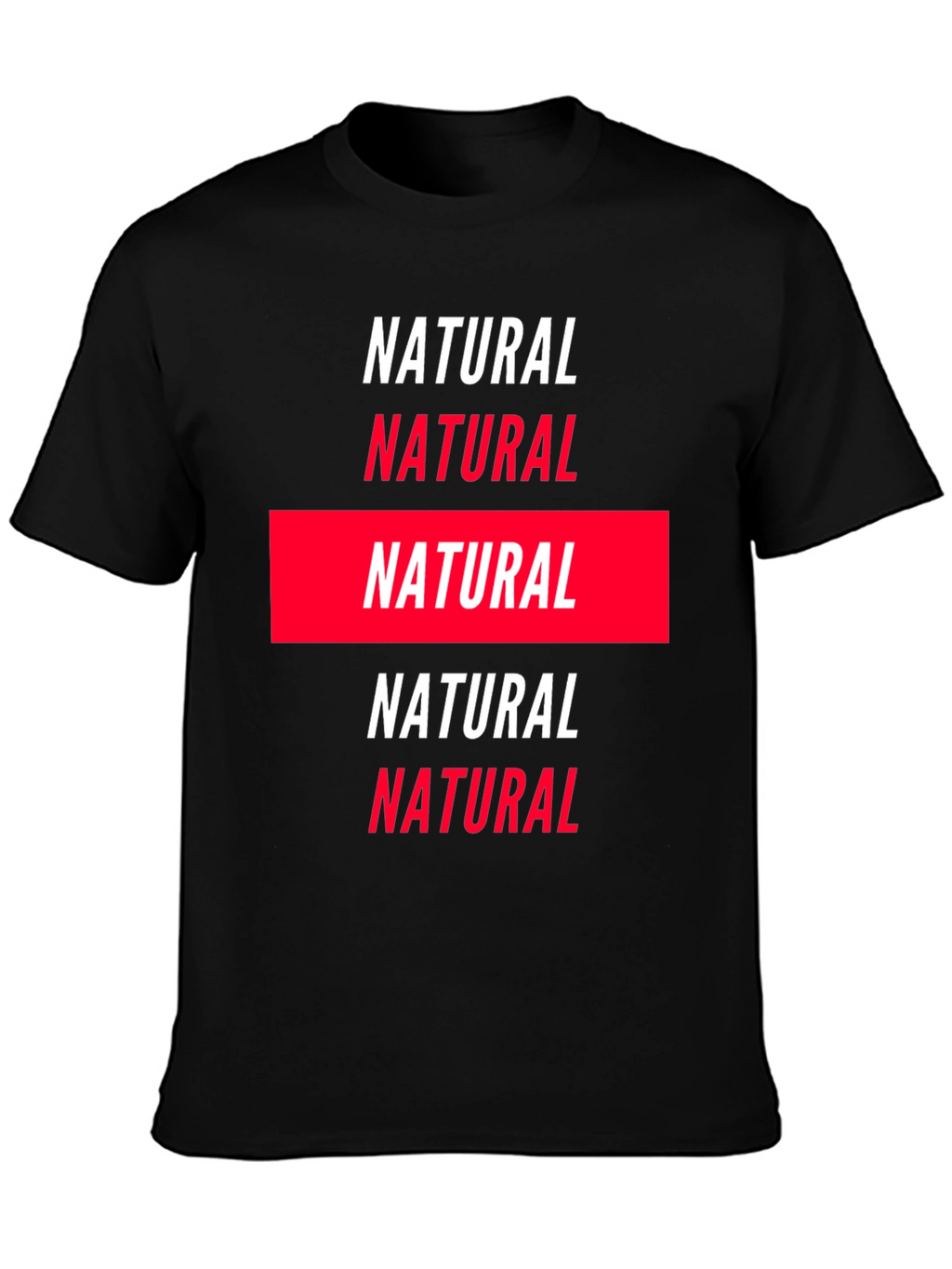 Natural Graphic Tee - Bold Statement Shirt