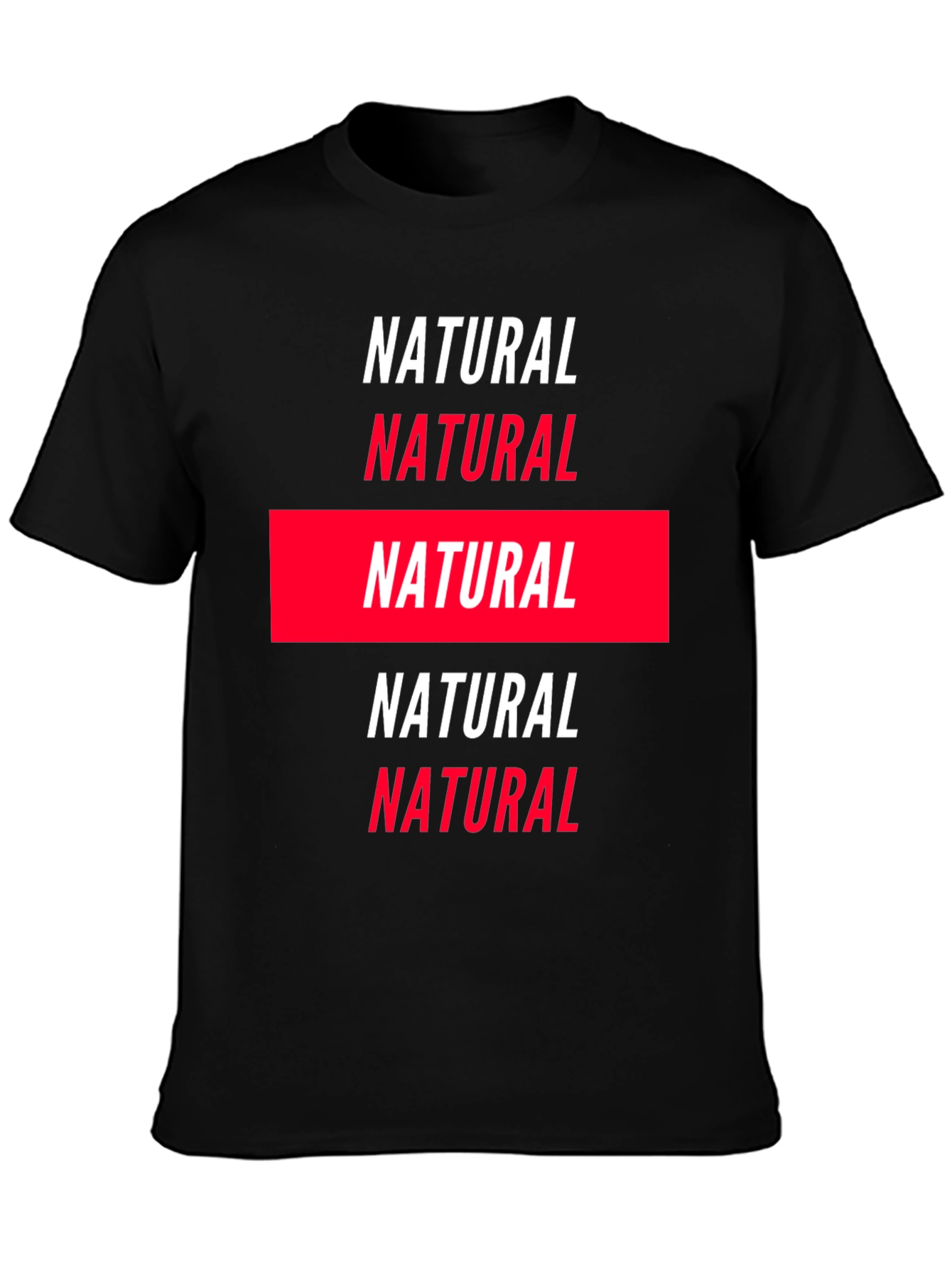 Natural Graphic Tee - Bold Statement Shirt