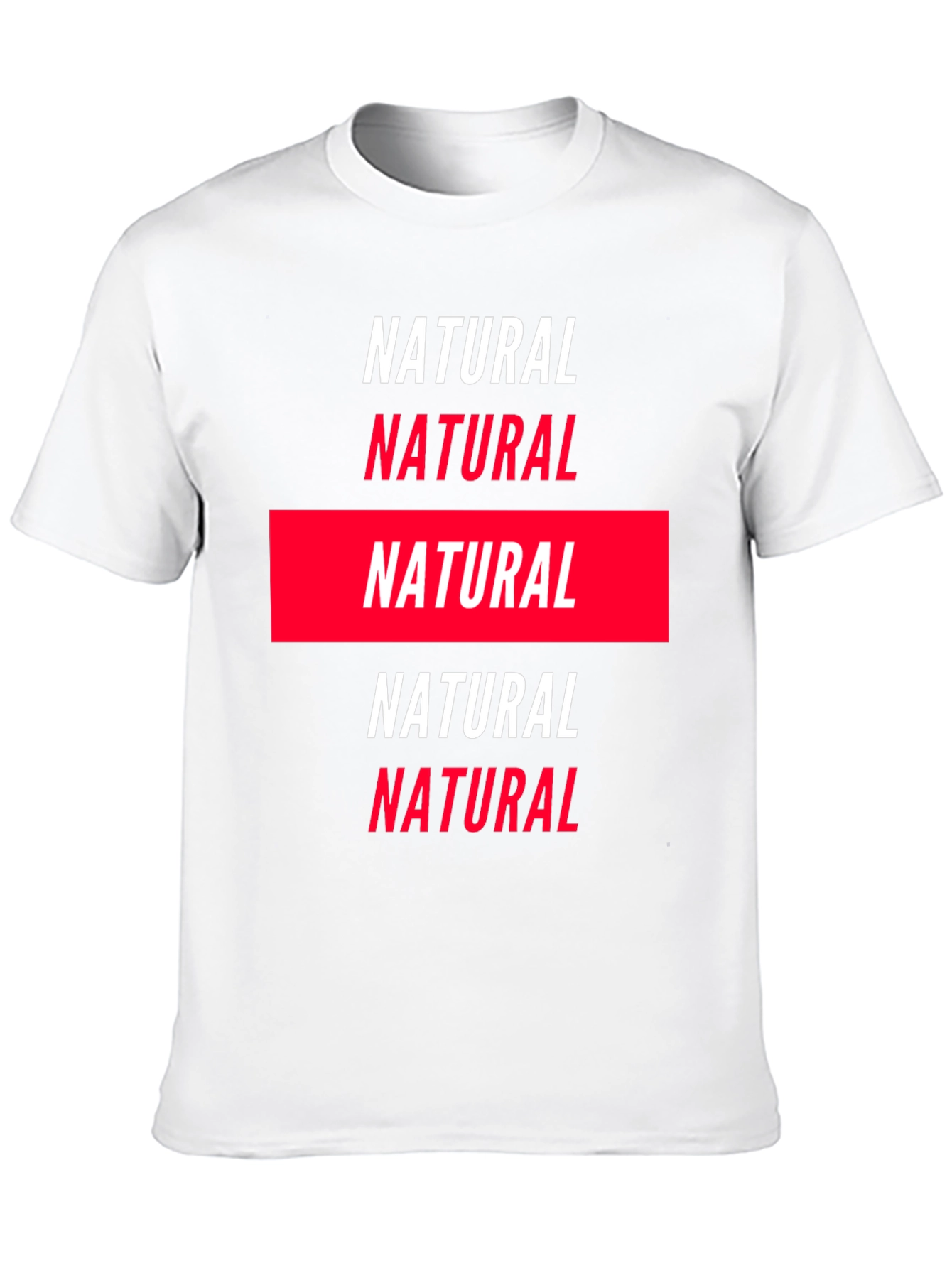Natural Graphic Tee - Bold Statement Shirt