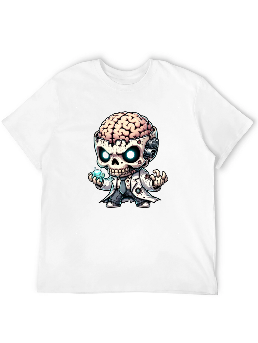 Brainy Zombie Mad Scientist T-Shirt