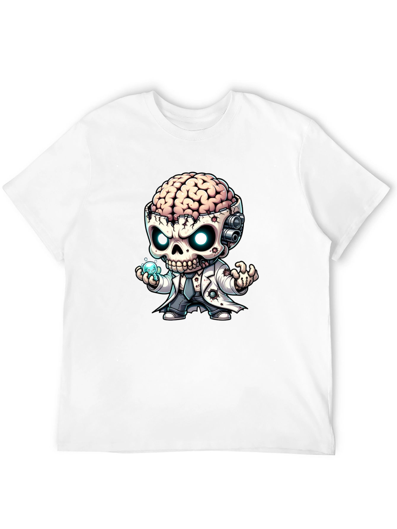 Brainy Zombie Mad Scientist T-Shirt