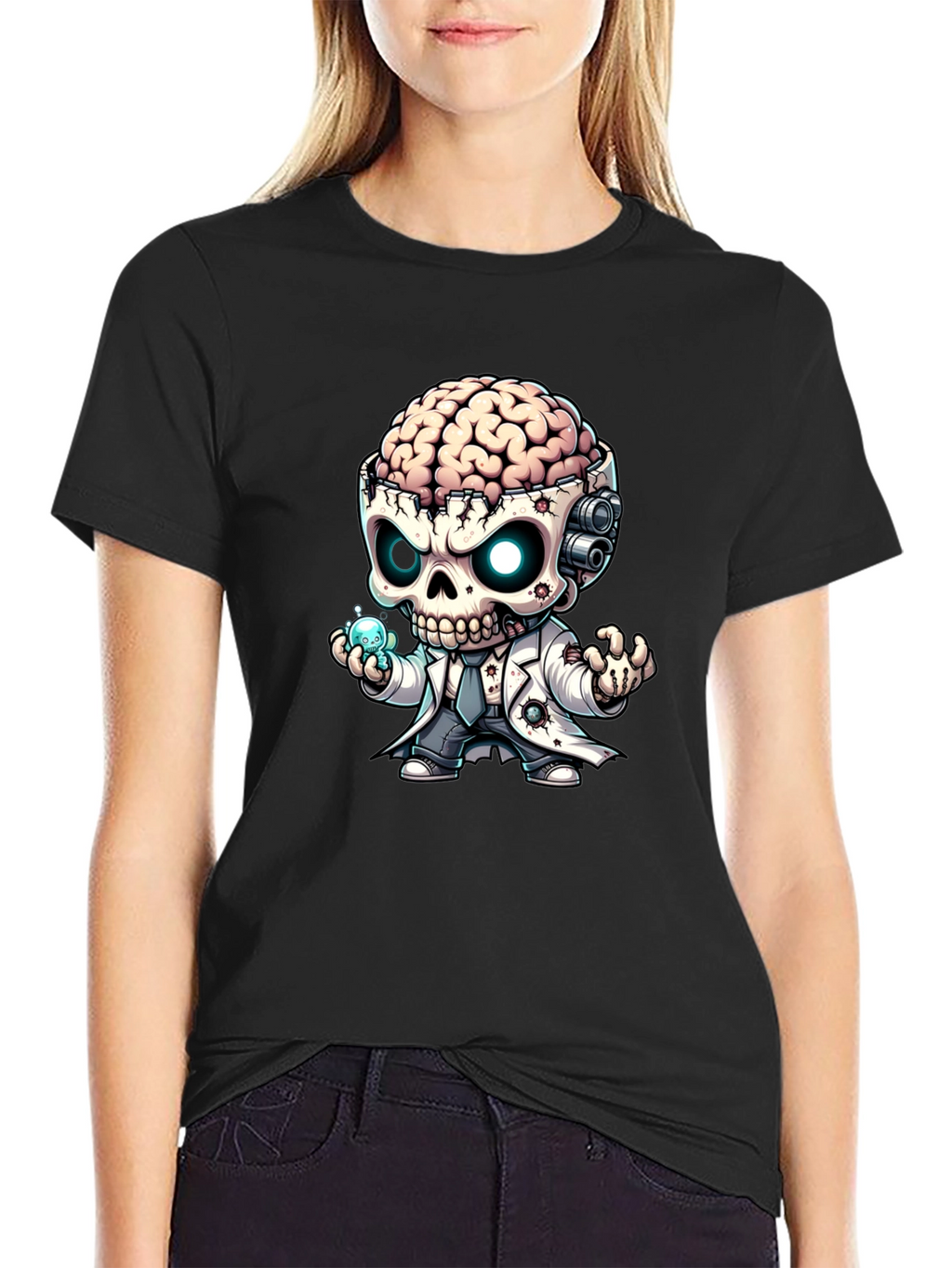 Brainy Zombie Mad Scientist T-Shirt