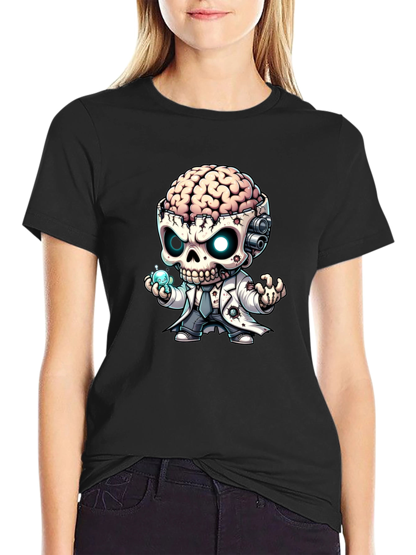 Brainy Zombie Mad Scientist T-Shirt
