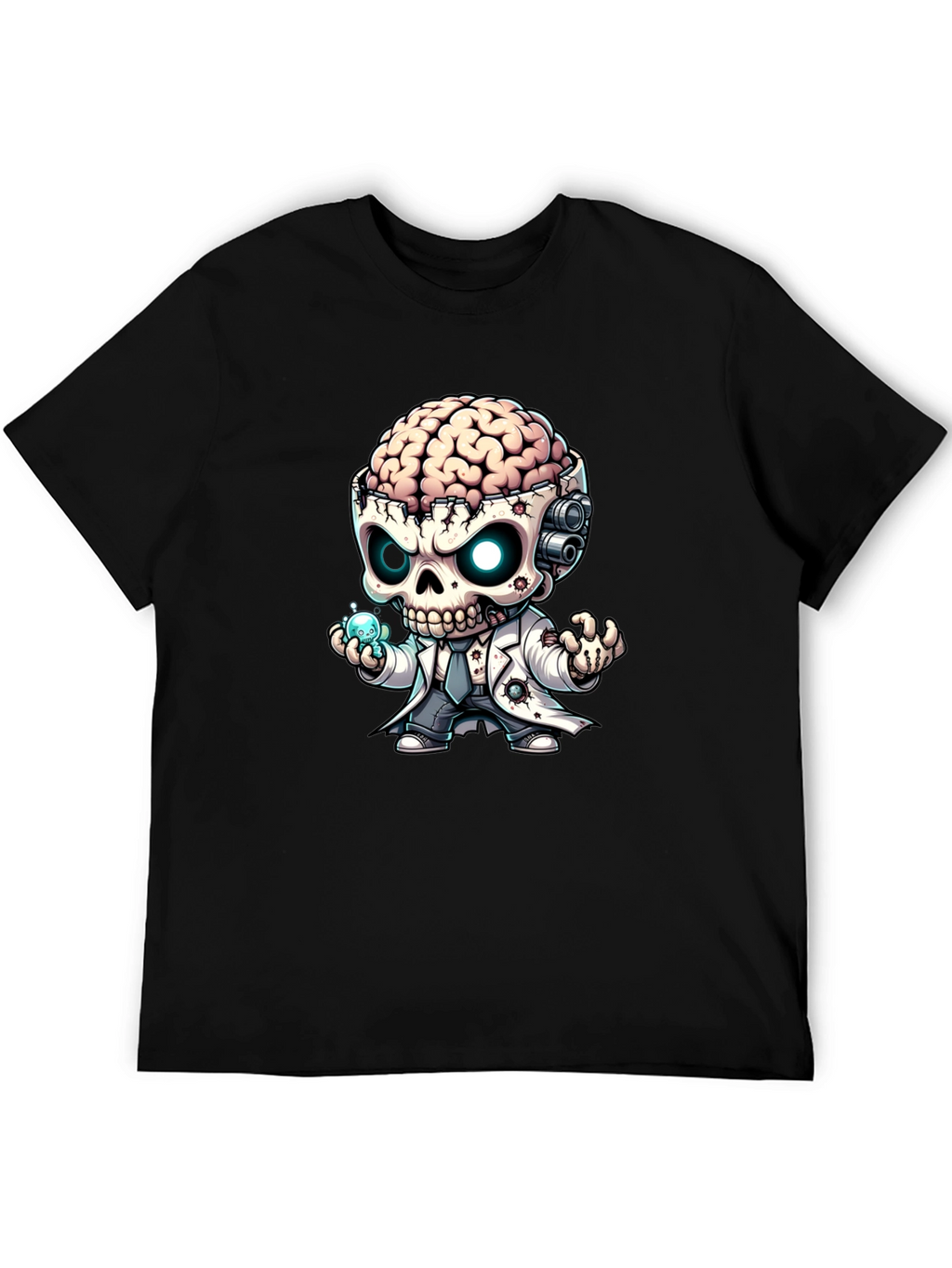 Brainy Zombie Mad Scientist T-Shirt
