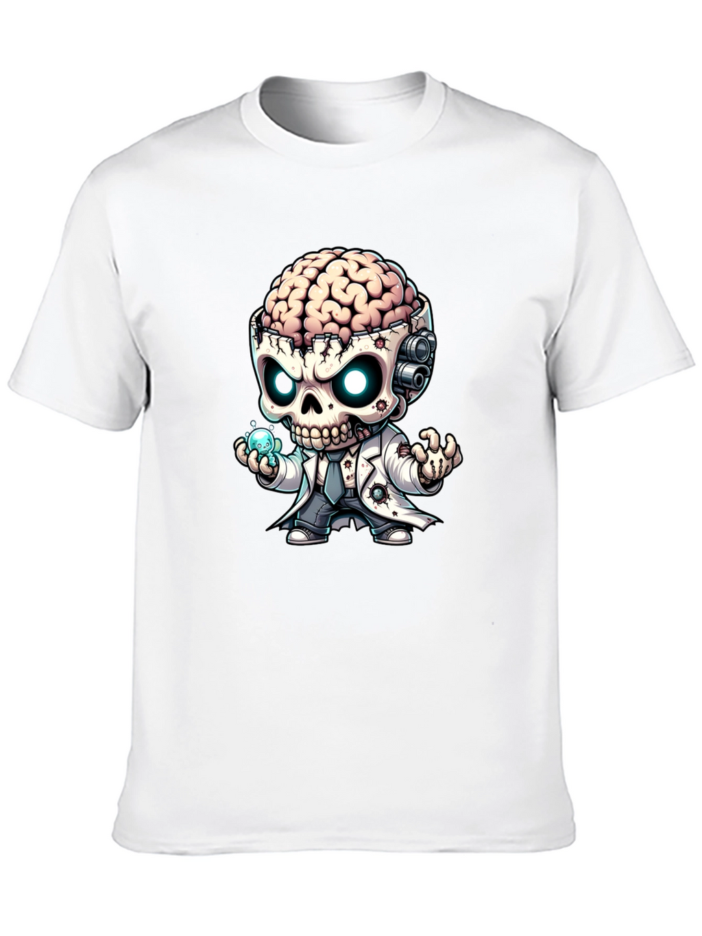Brainy Zombie Mad Scientist T-Shirt