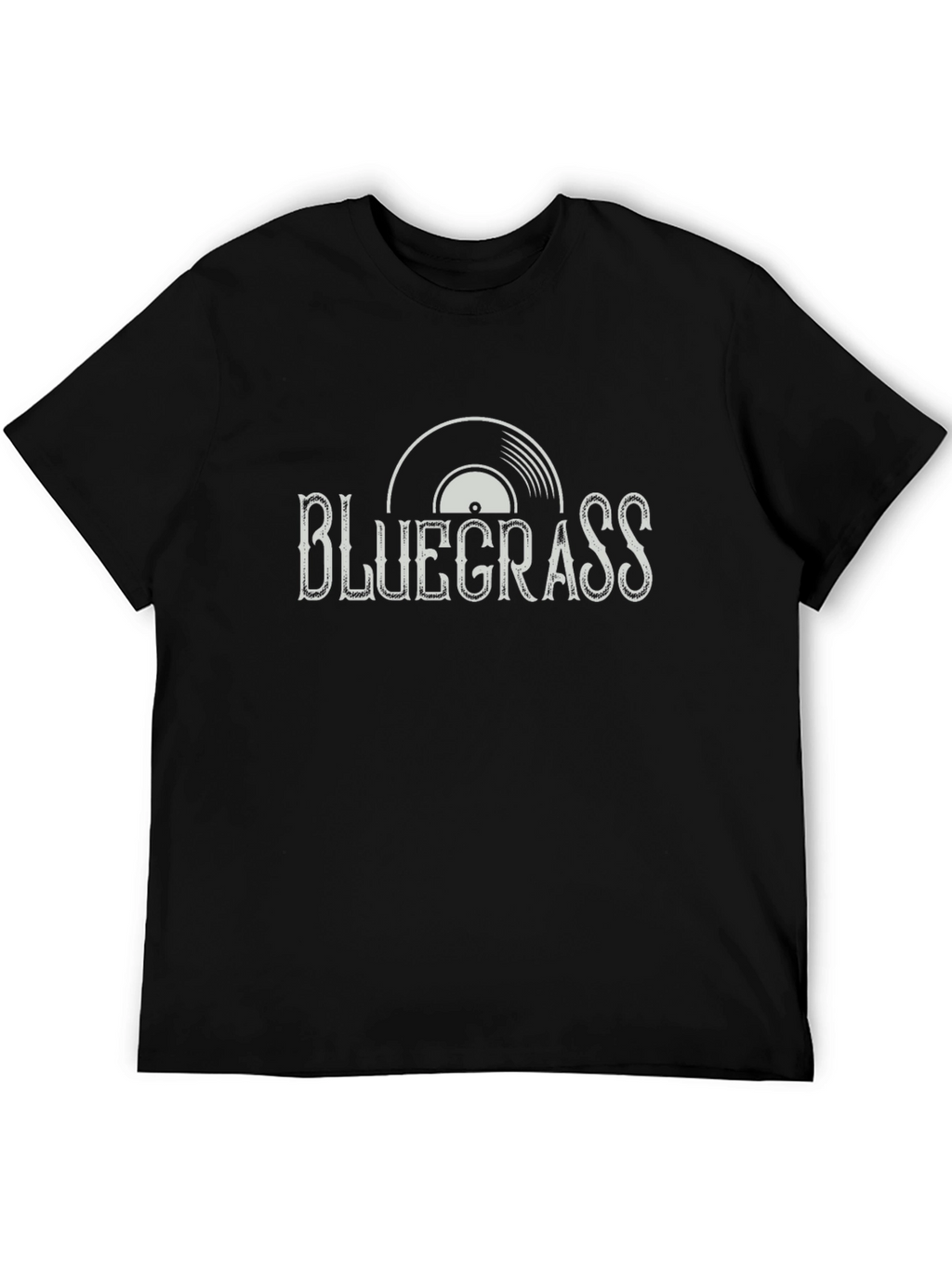 Bluegrass Record Black T-Shirt