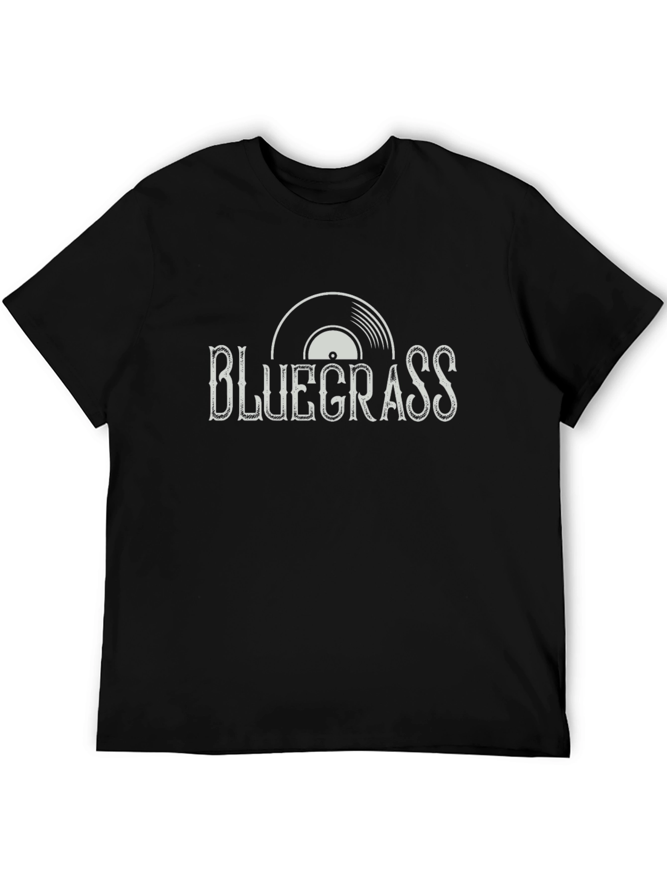 Bluegrass Record Black T-Shirt