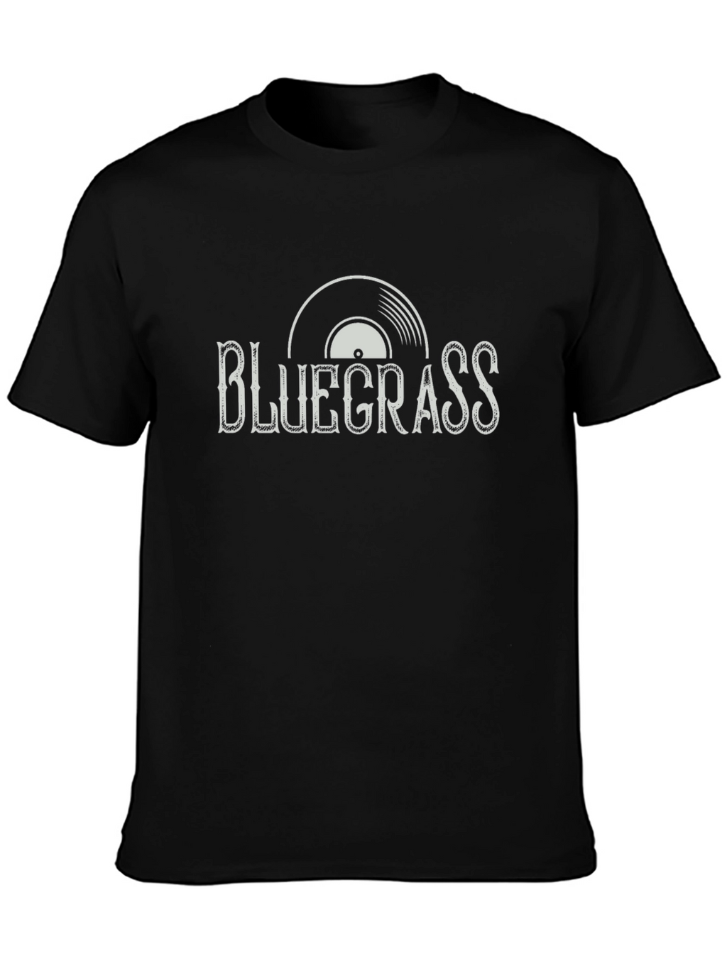 Bluegrass Record Black T-Shirt