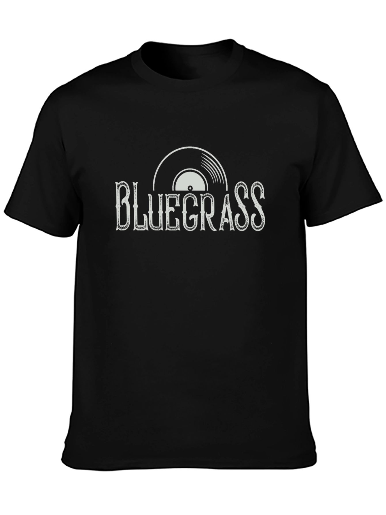 Bluegrass Record Black T-Shirt