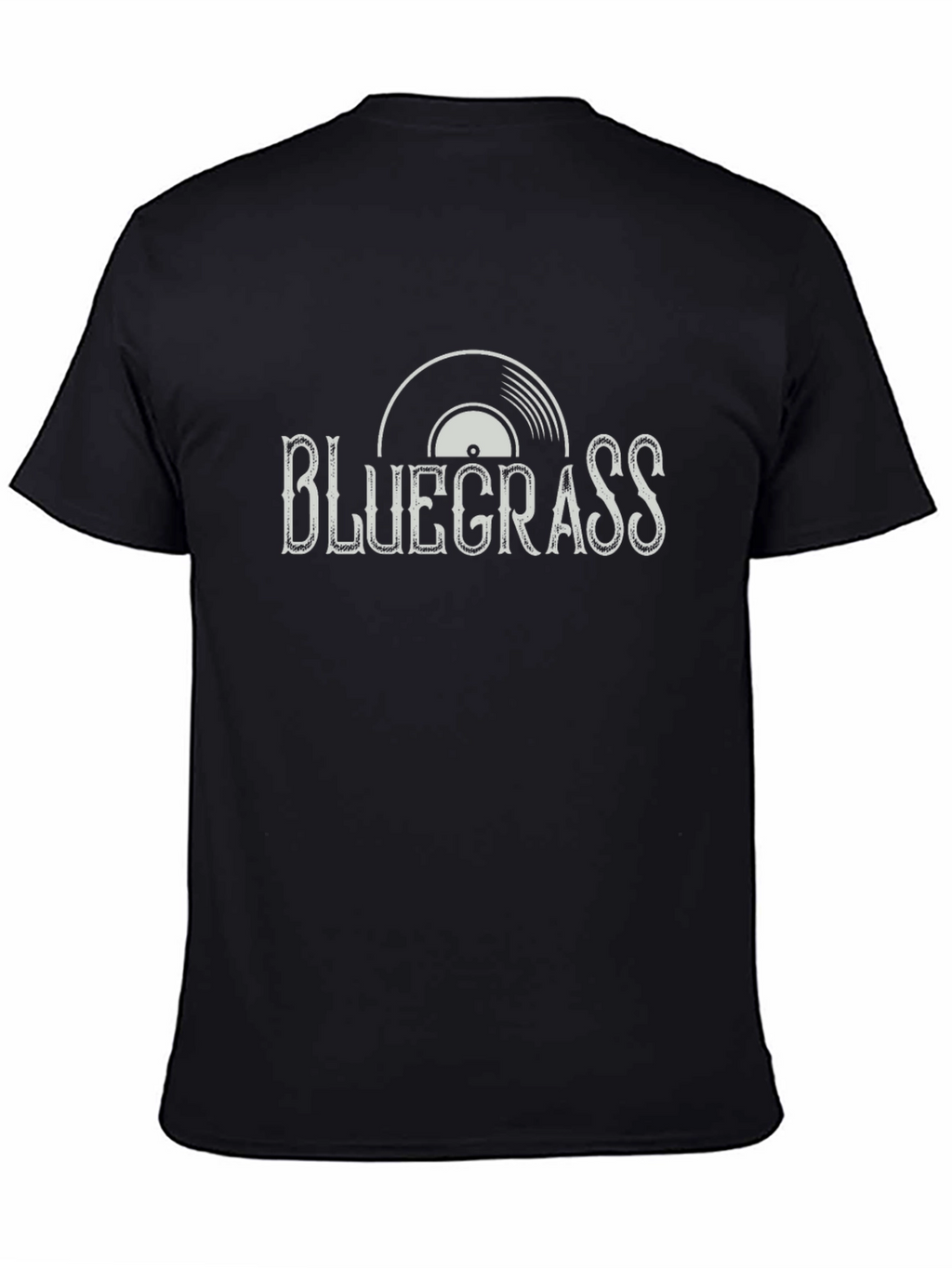 Bluegrass Record Black T-Shirt