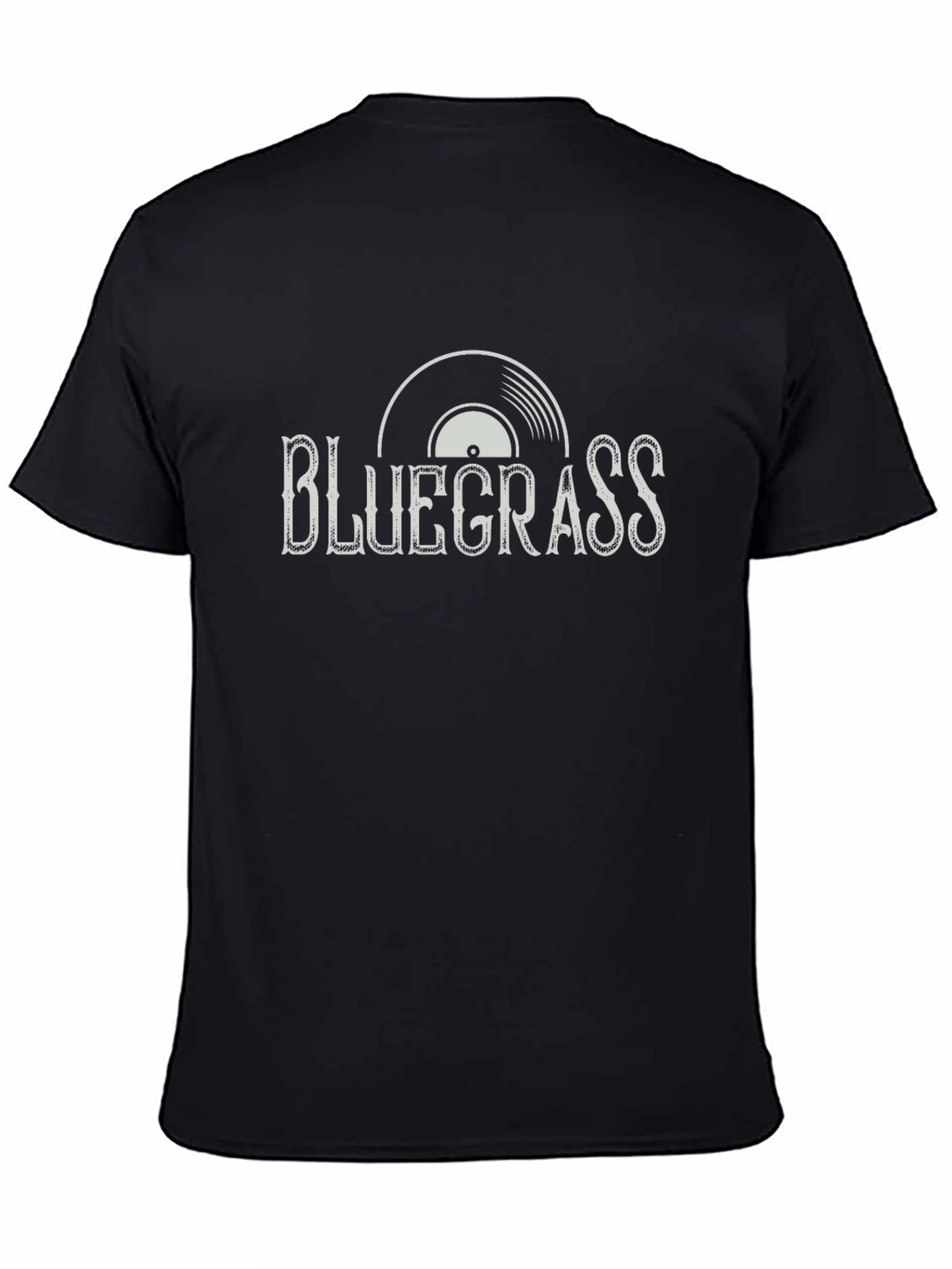 Bluegrass Record Black T-Shirt