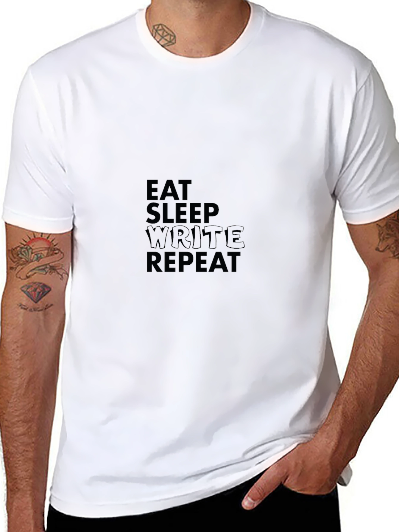 Eat Sleep Write Repeat T-Shirt