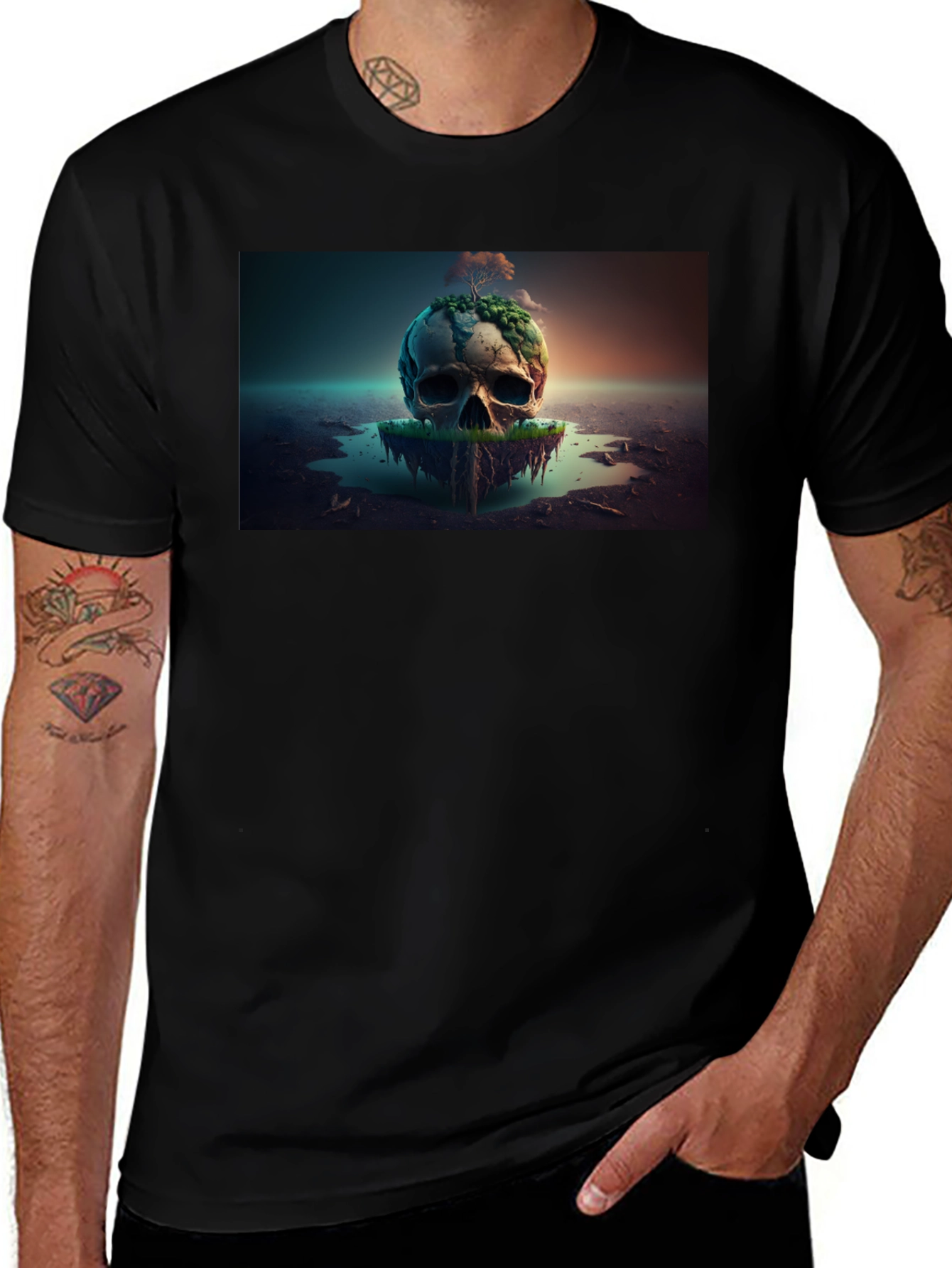 Skull Island Graphic Tee - Edgy Style