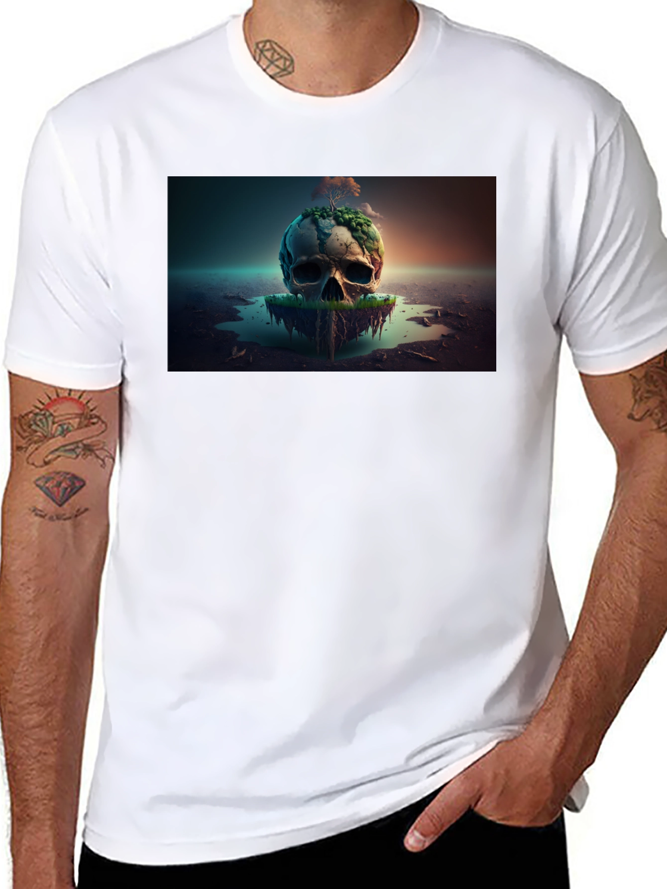 Skull Island Graphic Tee - Edgy Style