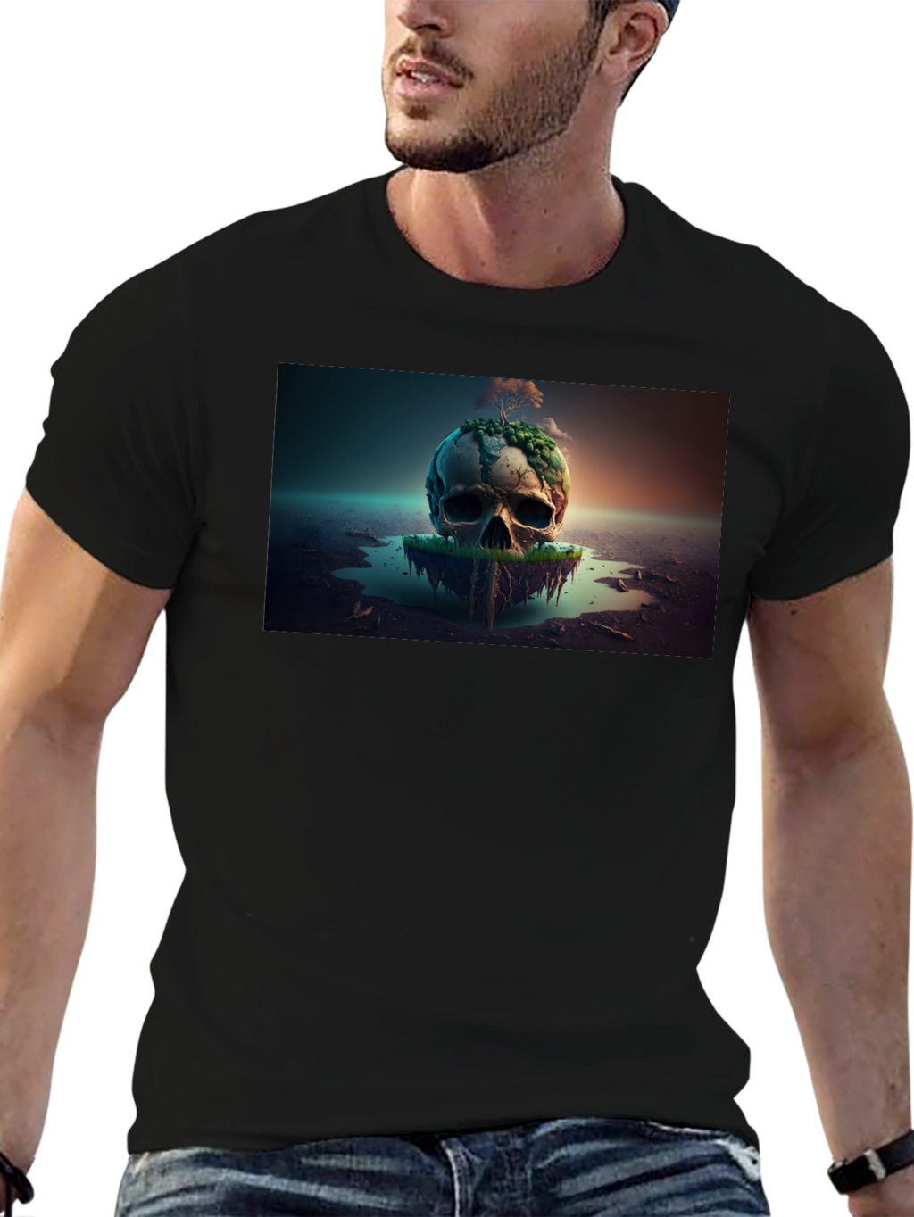 Skull Island Graphic Tee - Edgy Style