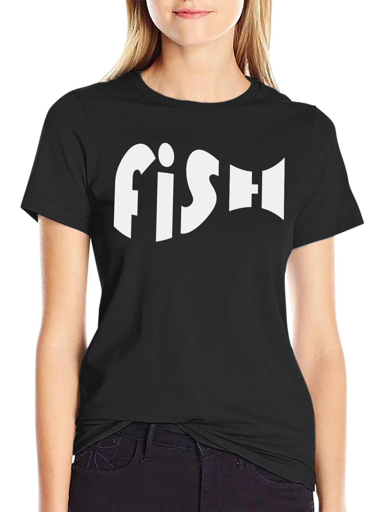 FISH Graphic Tee - Unique Design Soft Fabric Unisex