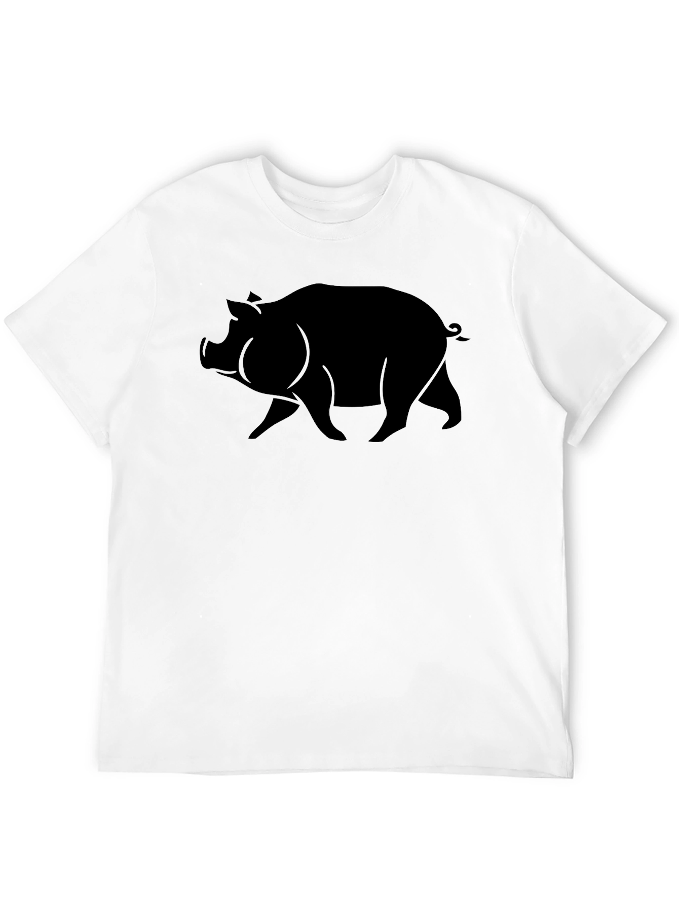 Black Pig Graphic Tee - Casual Comfort