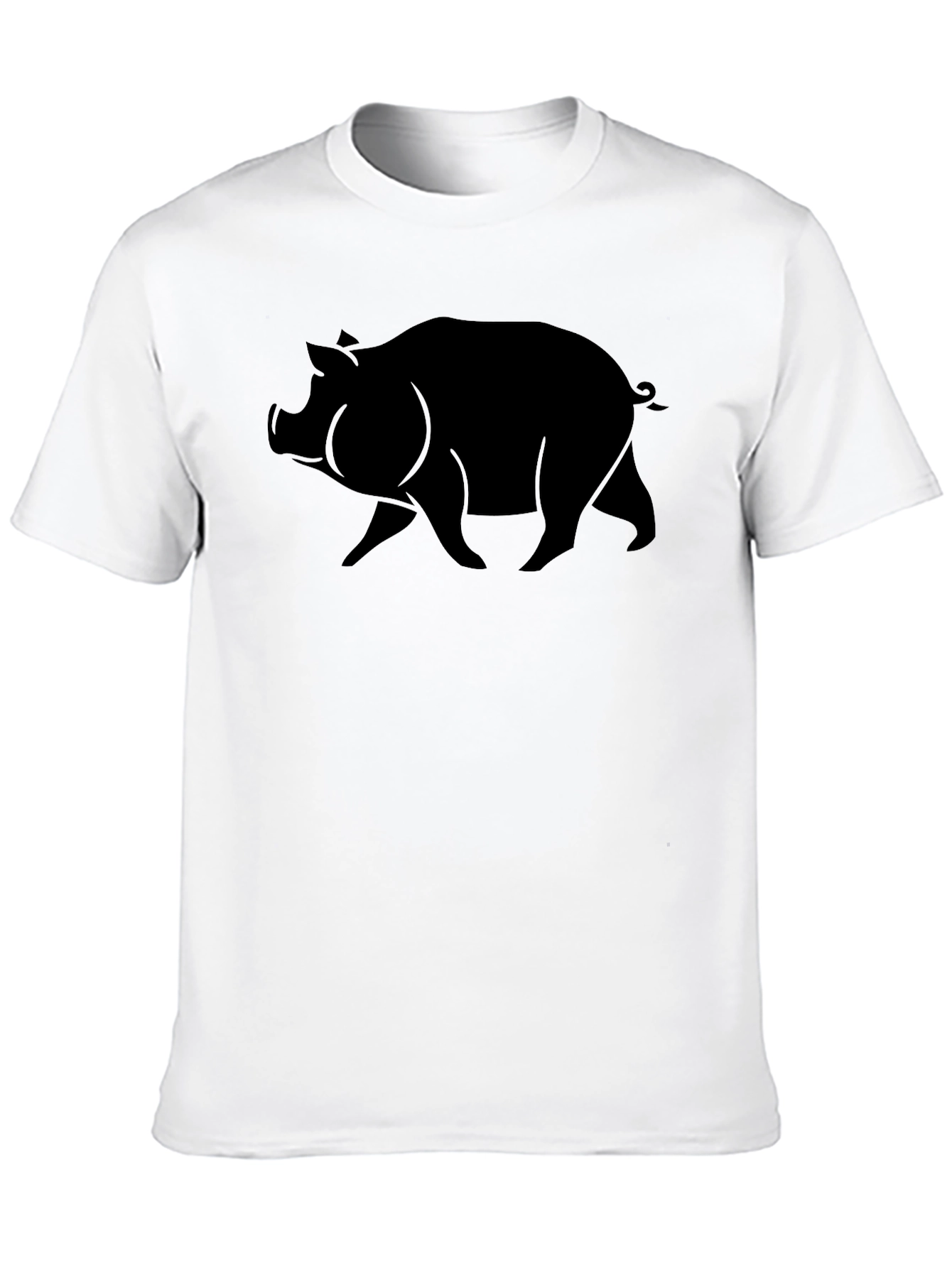 Black Pig Graphic Tee - Casual Comfort
