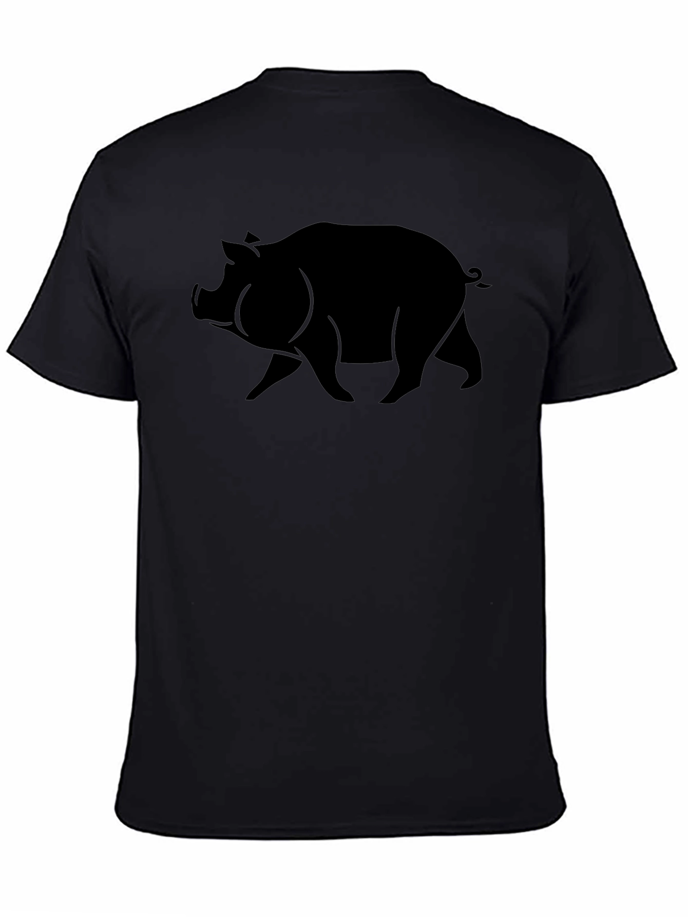 Black Pig Graphic Tee - Casual Comfort