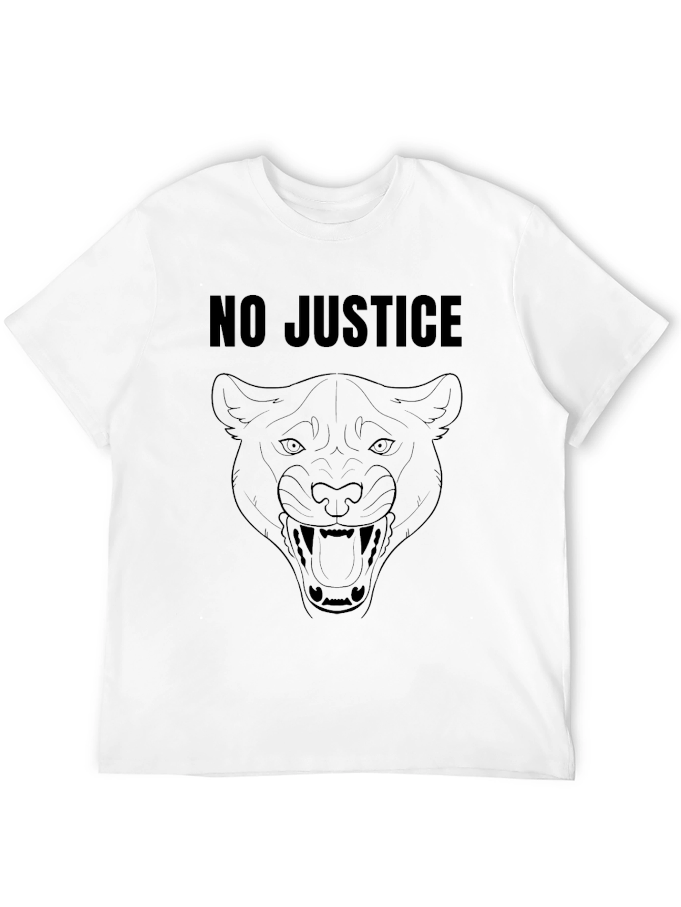 No Justice Panther Graphic Tee