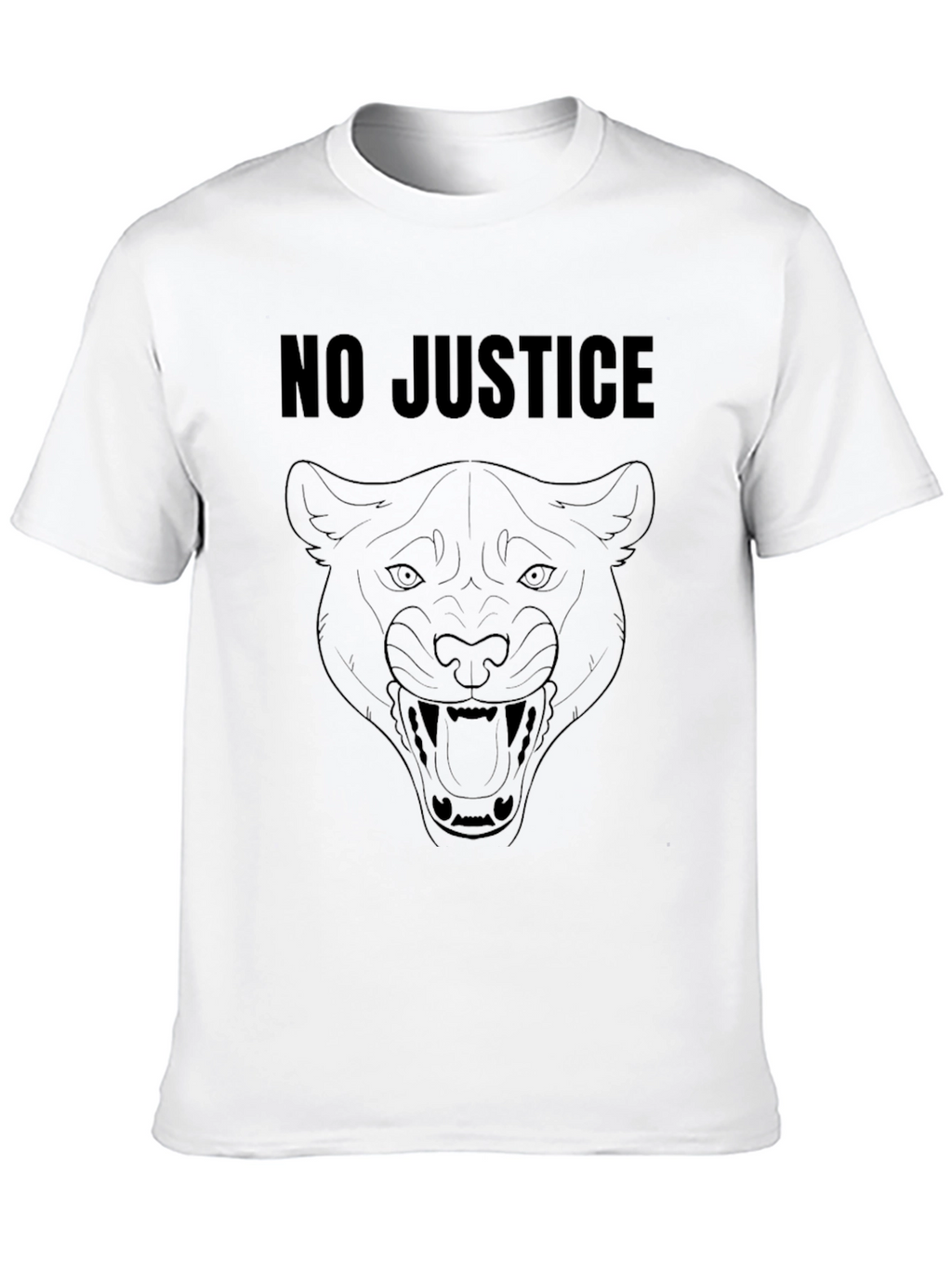 No Justice Panther Graphic Tee
