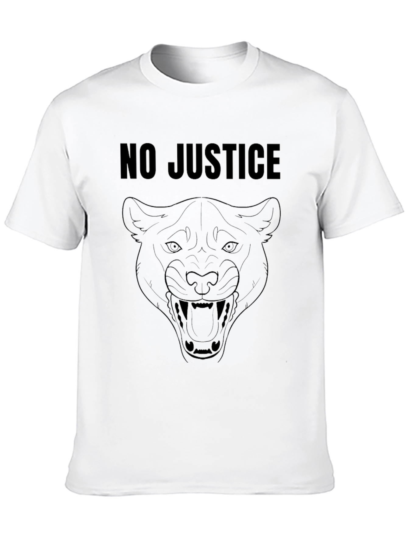 No Justice Panther Graphic Tee
