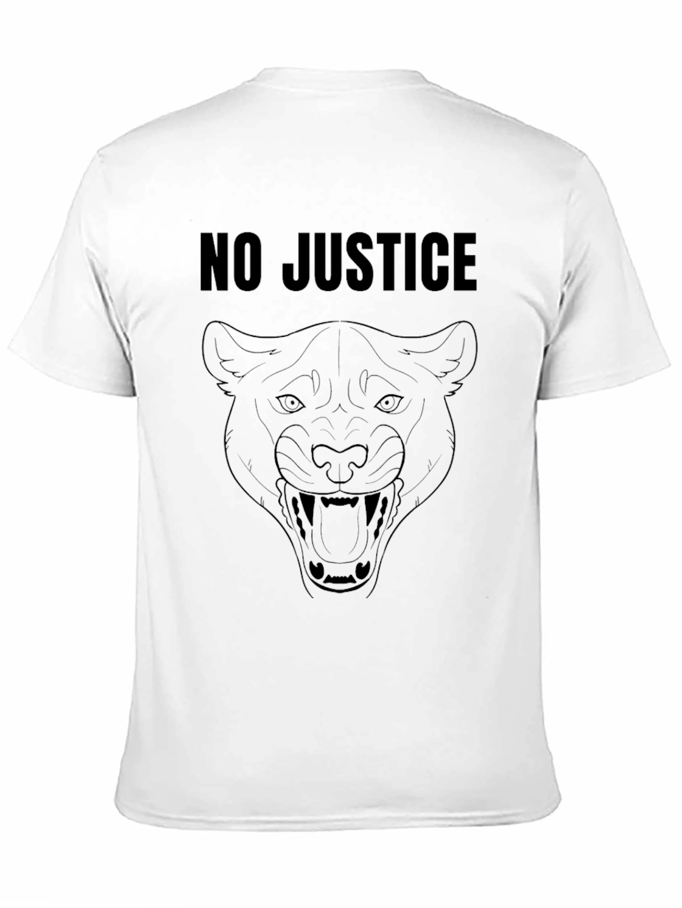 No Justice Panther Graphic Tee