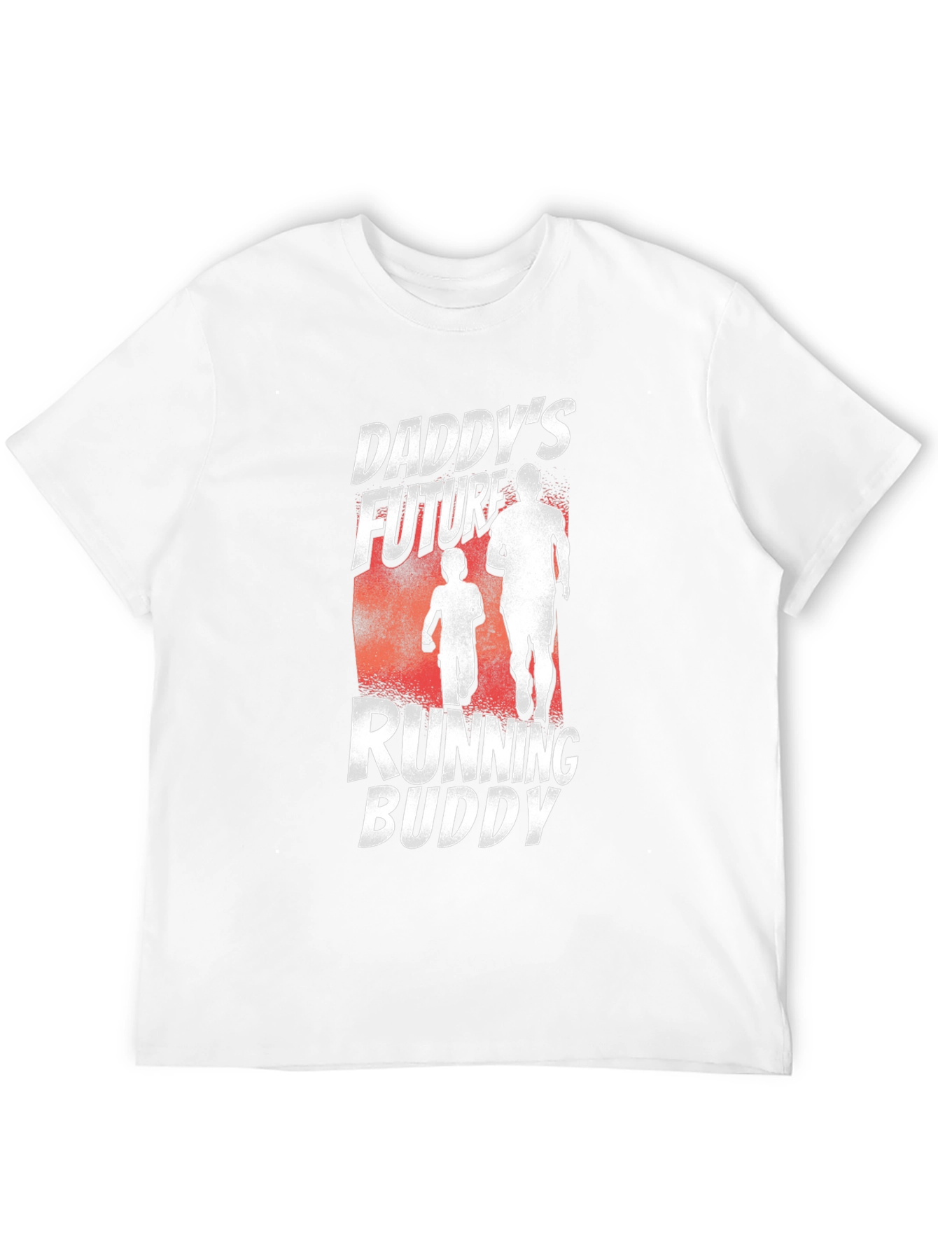 Daddys Future Running Buddy Black Graphic T-Shirt