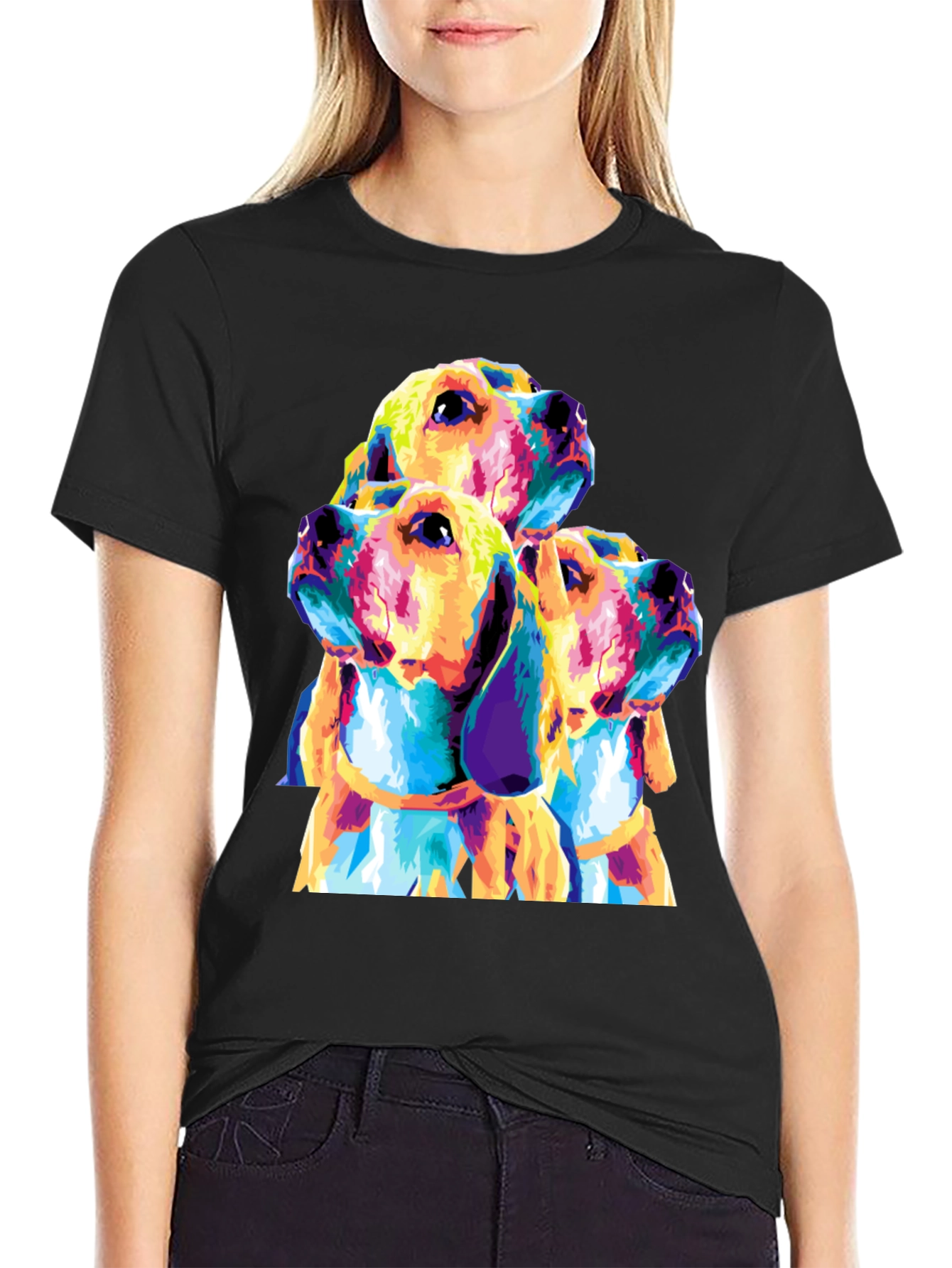 Colorful Beagle Dog T-Shirt