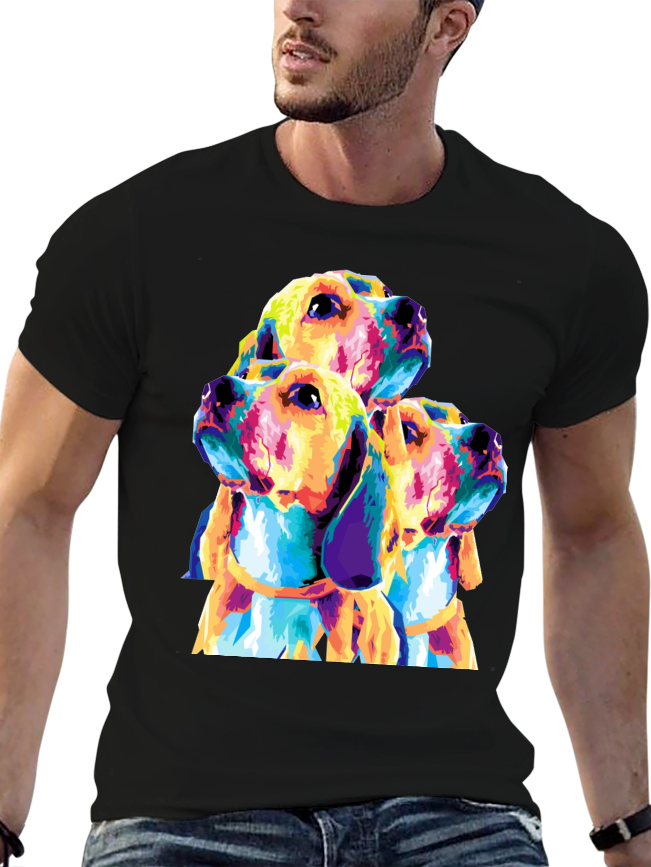 Colorful Beagle Dog T-Shirt