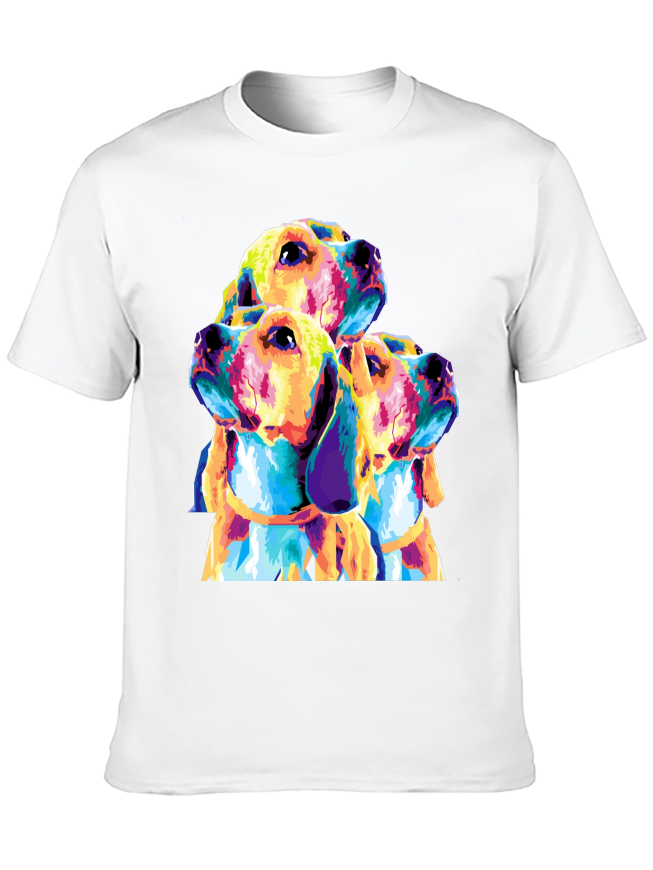 Colorful Beagle Dog T-Shirt