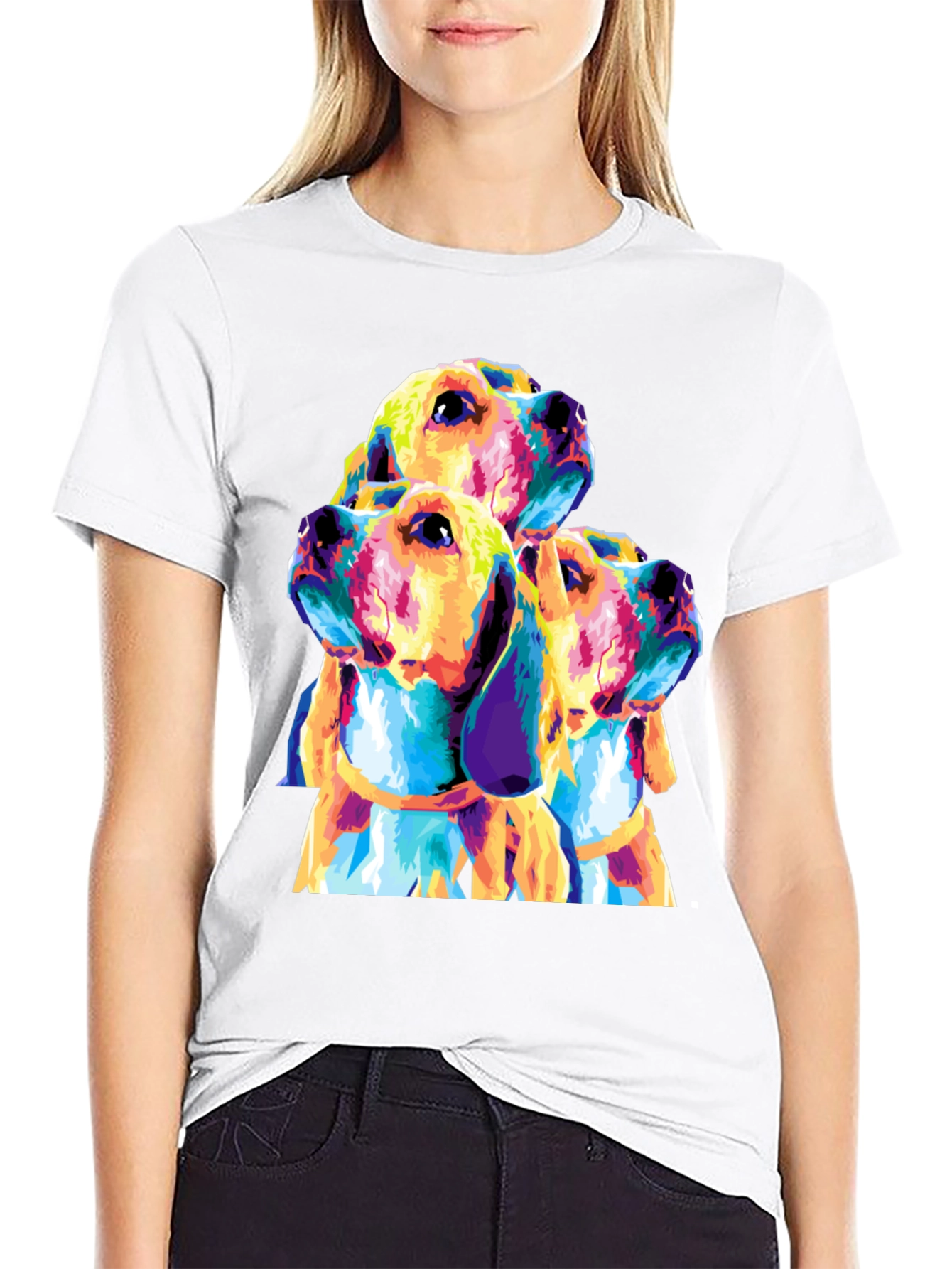 Colorful Beagle Dog T-Shirt