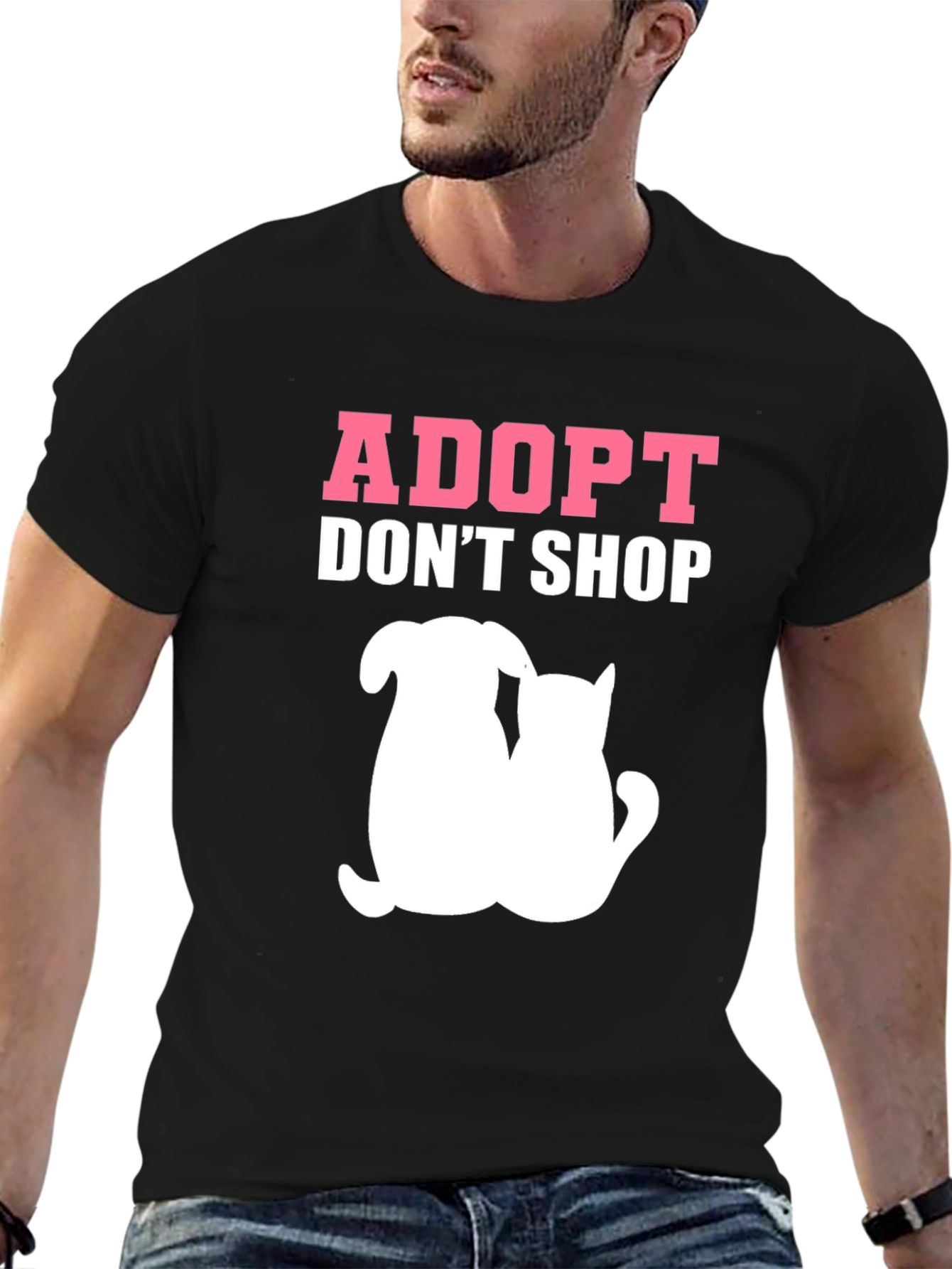 Adopt Dont Shop T-Shirt - Animal Rescue Tee
