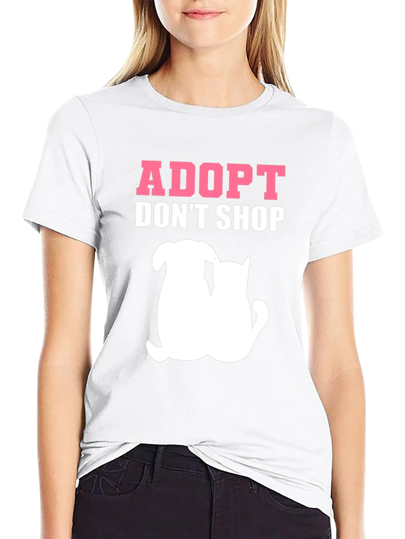 Adopt Dont Shop T-Shirt - Animal Rescue Tee
