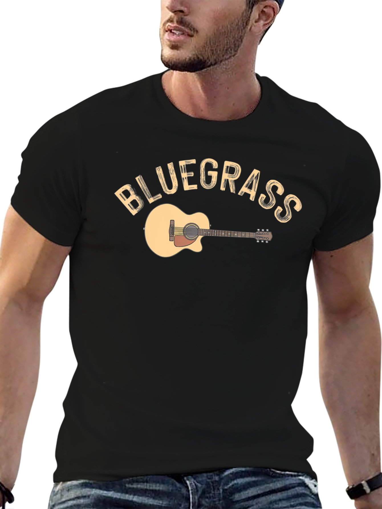 Bluegrass Guitar Graphic T-Shirt