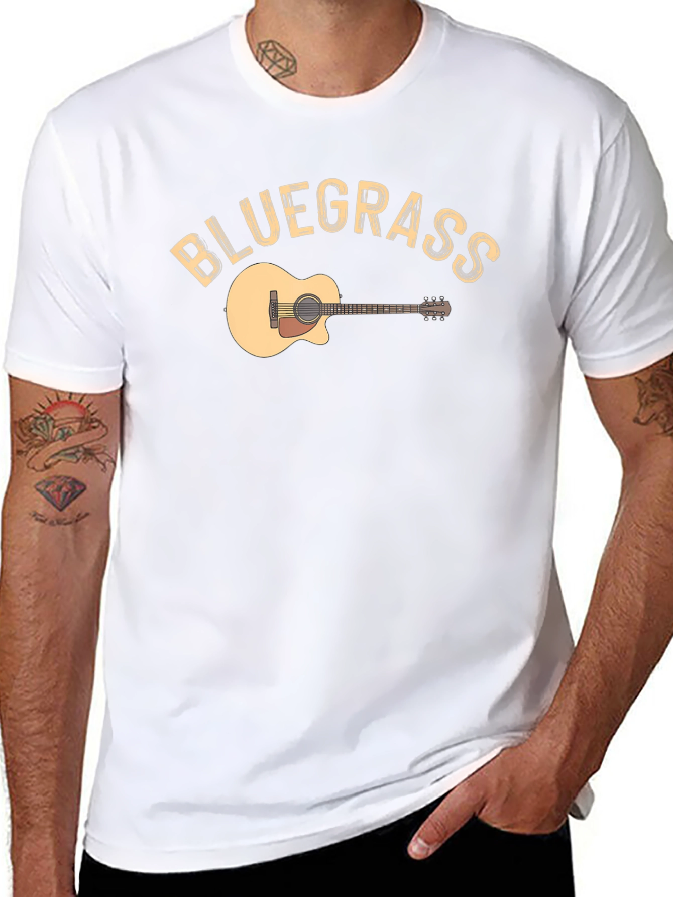 Bluegrass Guitar Graphic T-Shirt